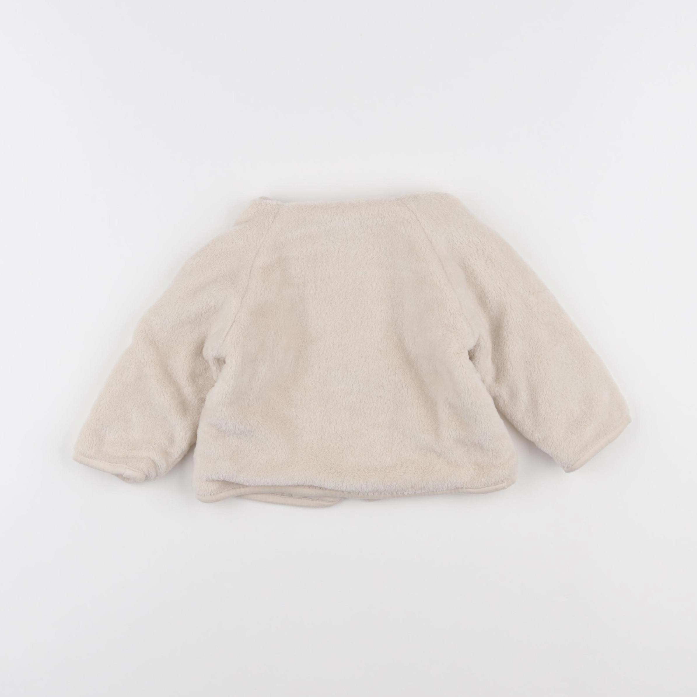 Vertbaudet - gilet beige - 12 mois