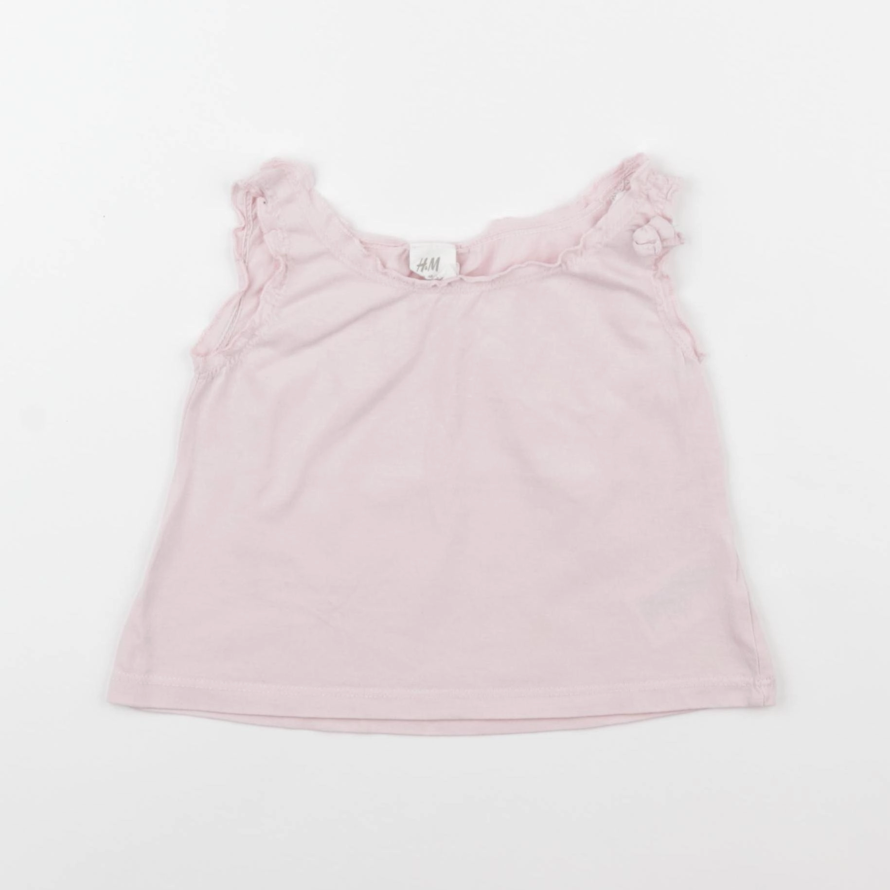 H&M - tee-shirt rose - 3/6 mois
