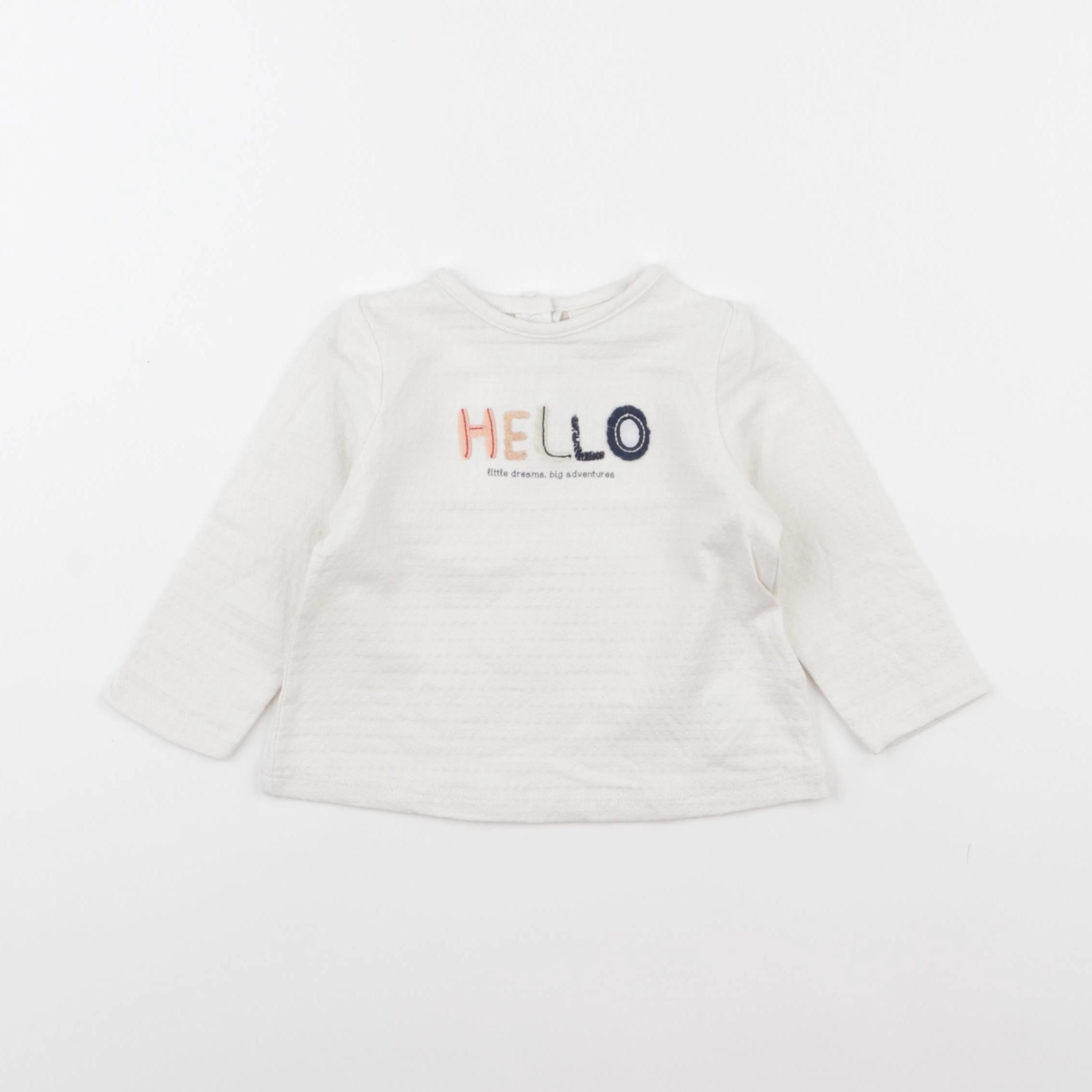Tape à l'oeil - pull blanc - 6 mois