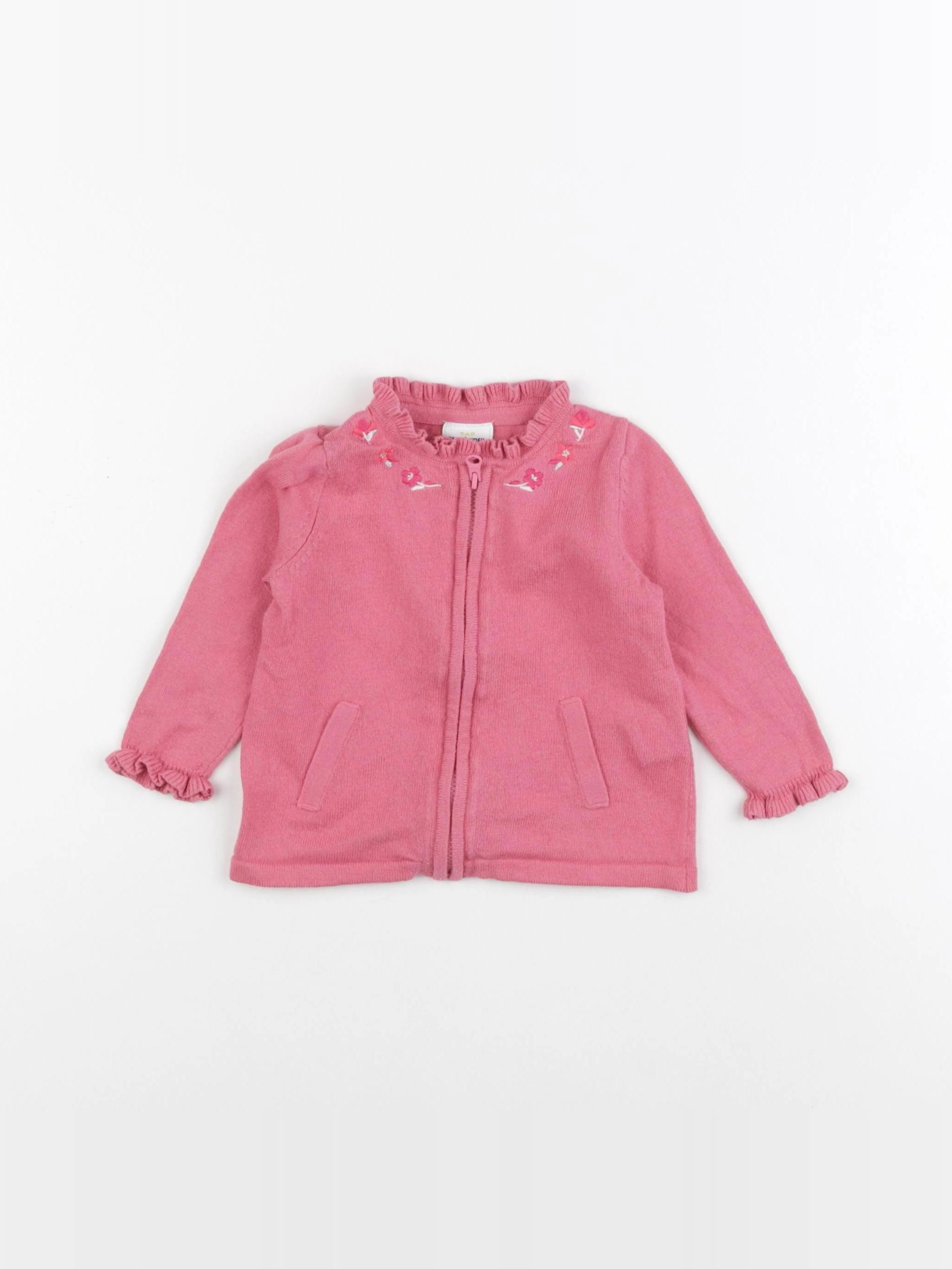 Tape à l'oeil - gilet rose - 9 mois