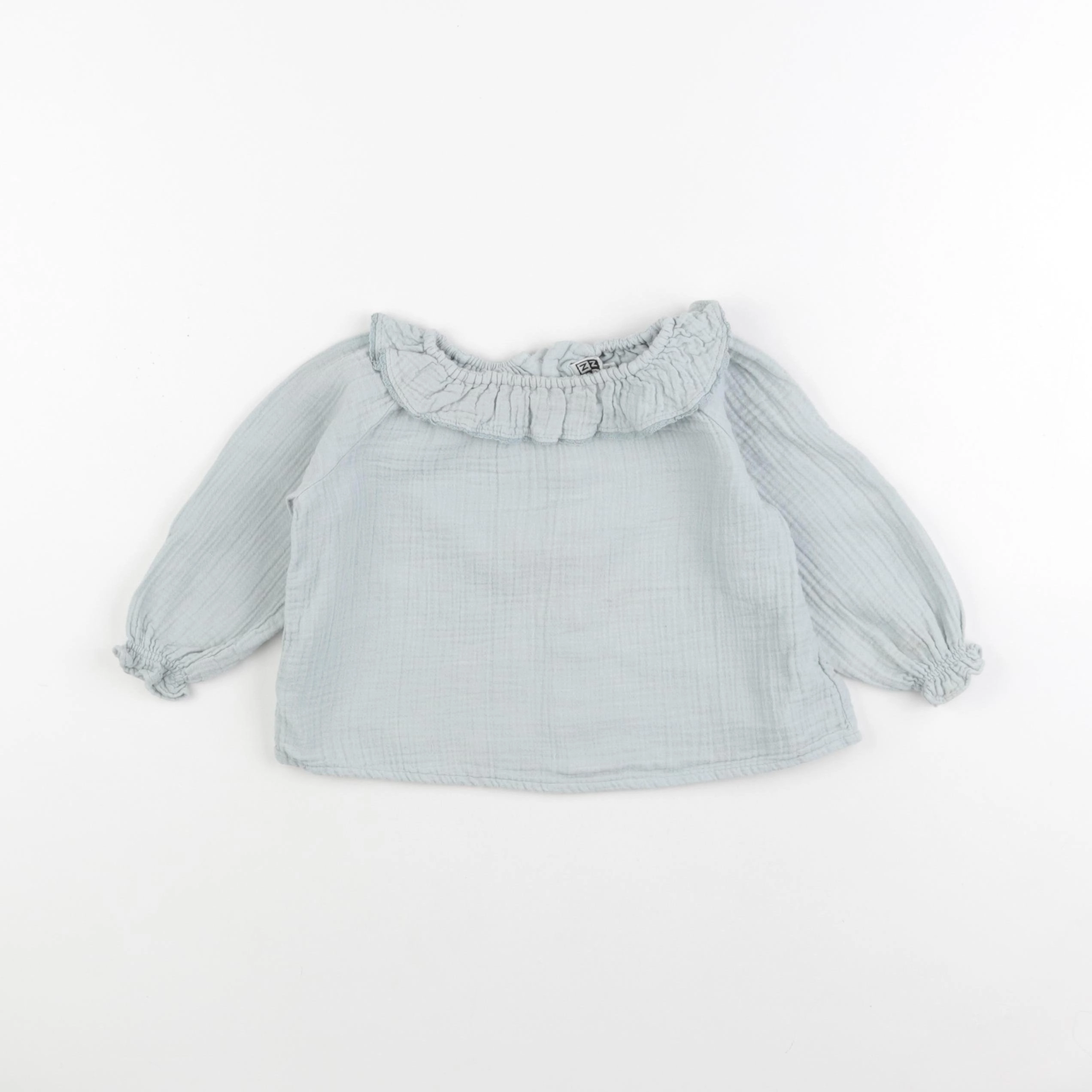 Bonton - blouse bleu - 18 mois