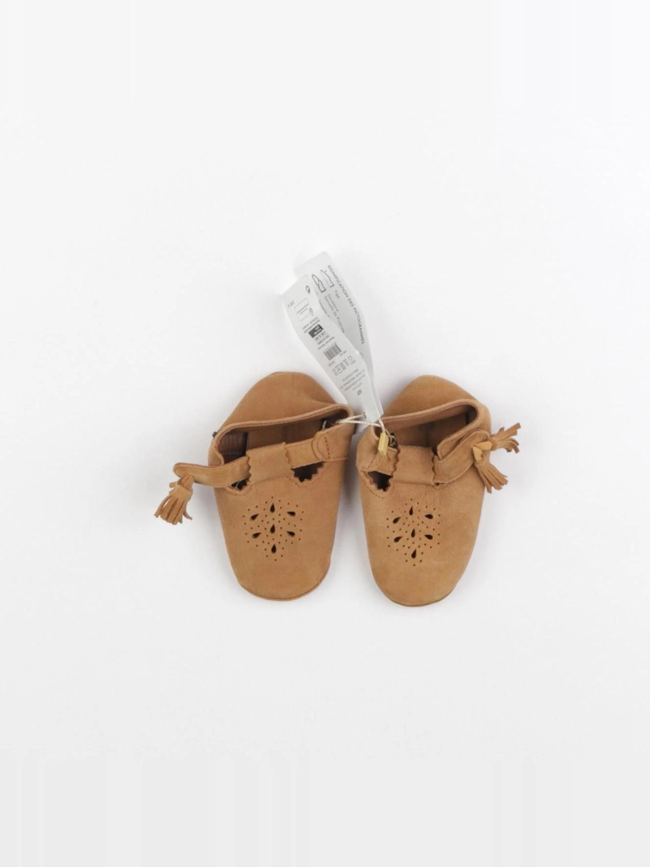 Monoprix - chaussons marron - pointure 19/20