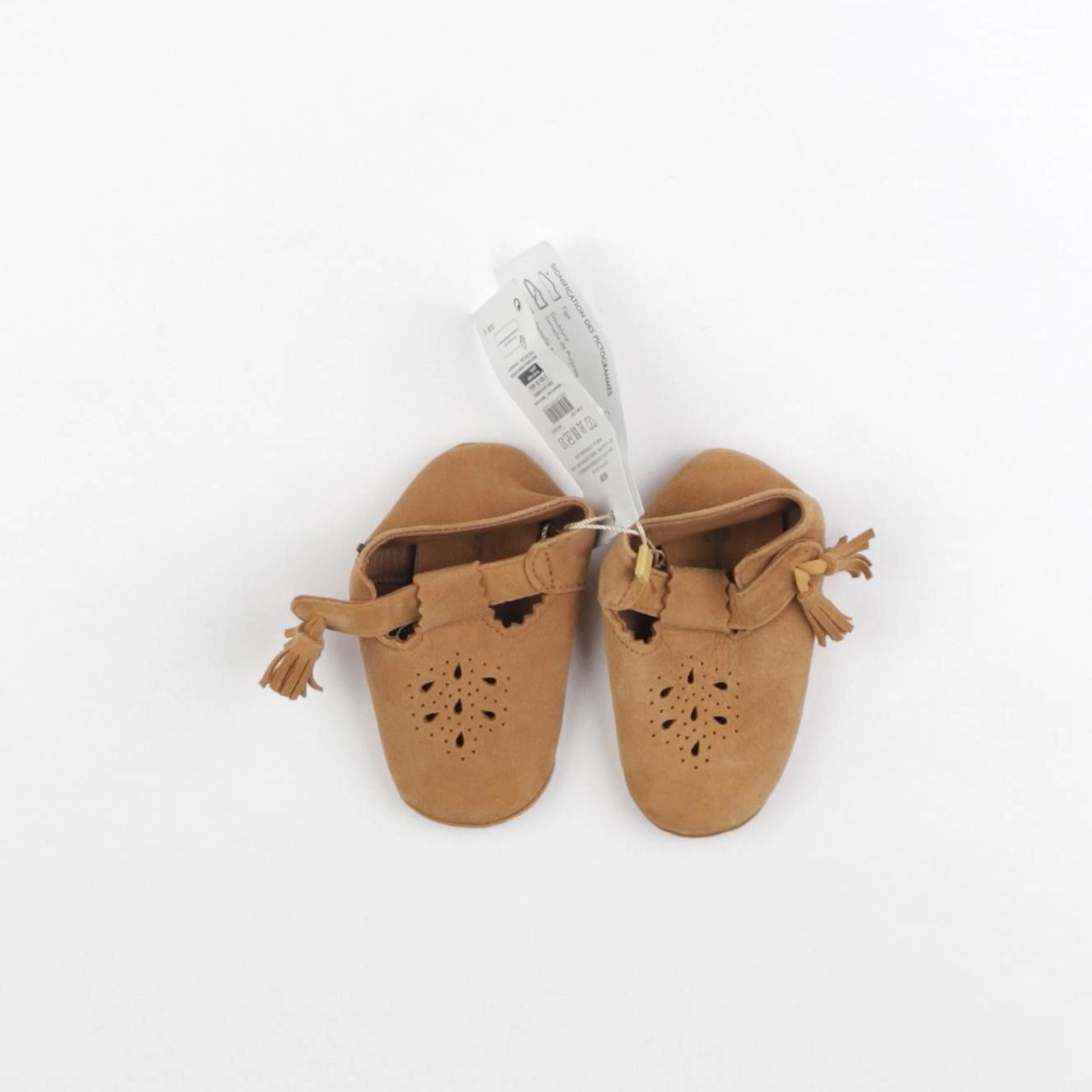 Monoprix - chaussons marron - pointure 19/20