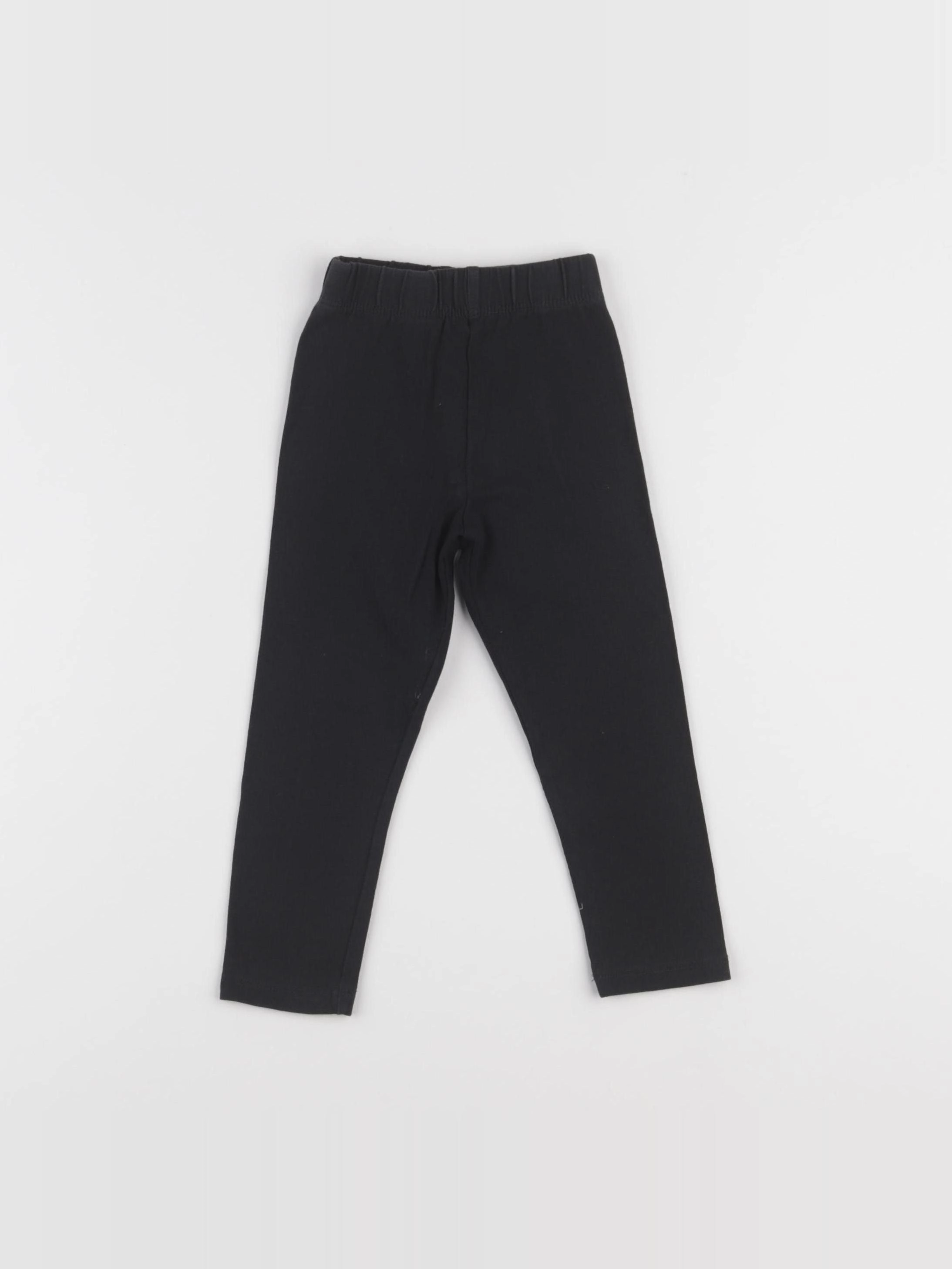 Vertbaudet - legging noir - 2 ans
