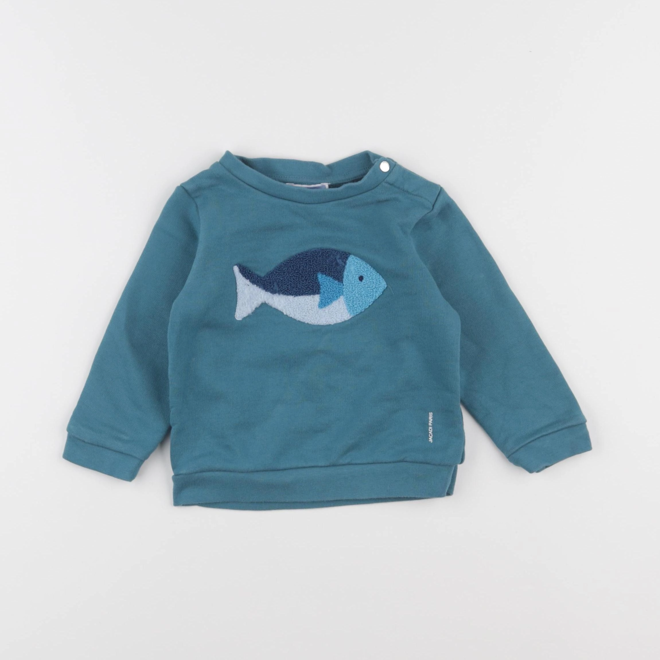 Jacadi - sweat bleu - 18 mois