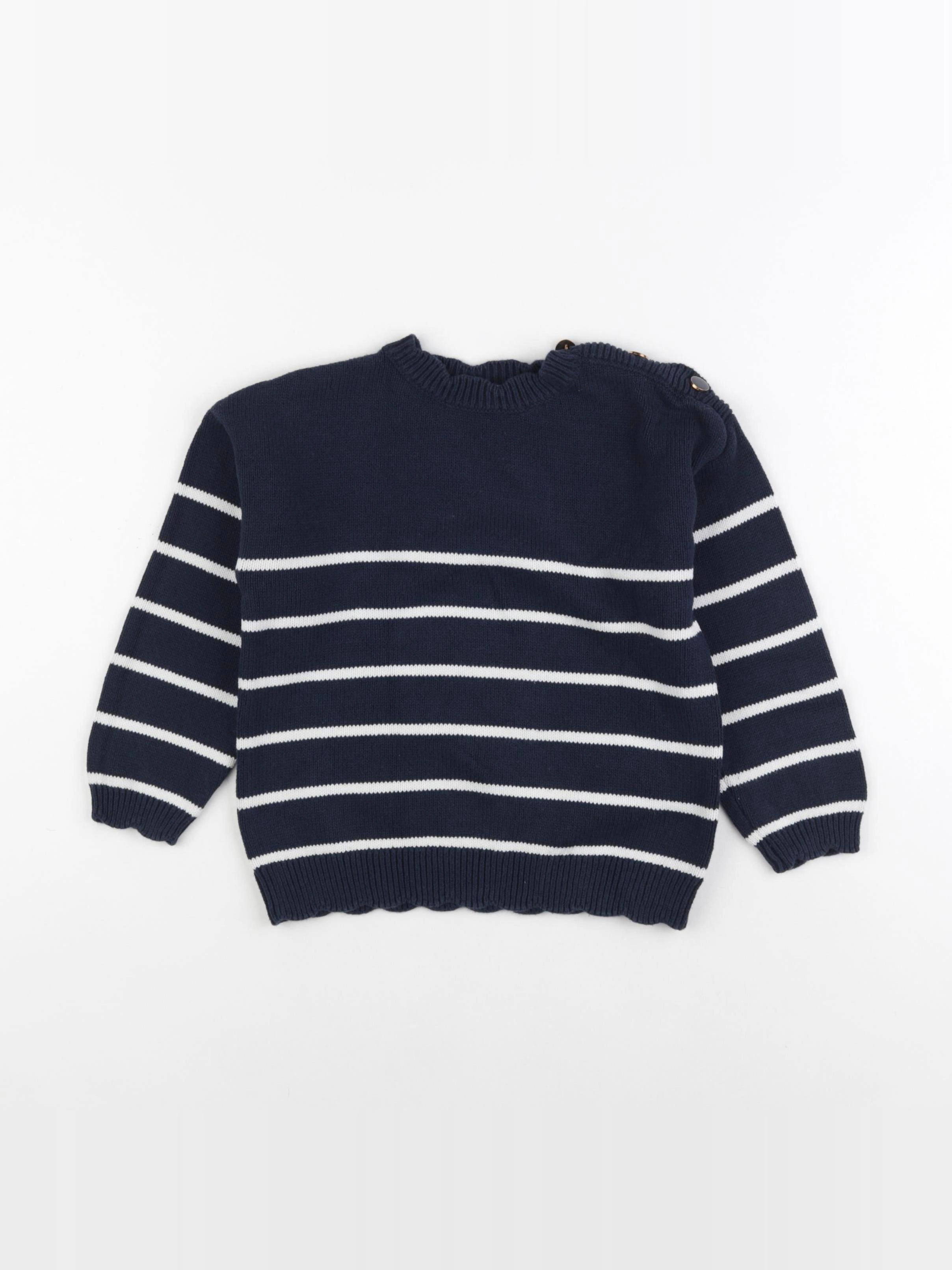 Vertbaudet - pull bleu - 6 ans
