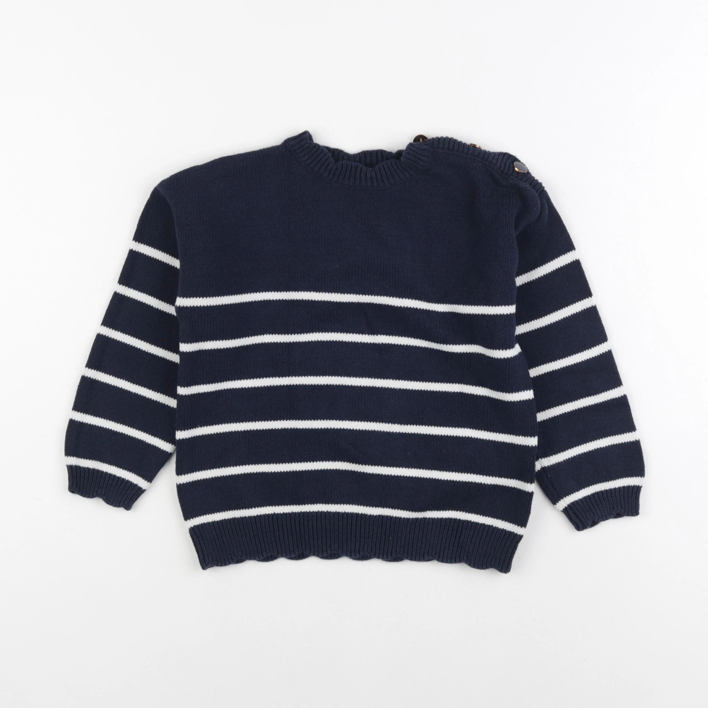 Vertbaudet - pull bleu - 6 ans