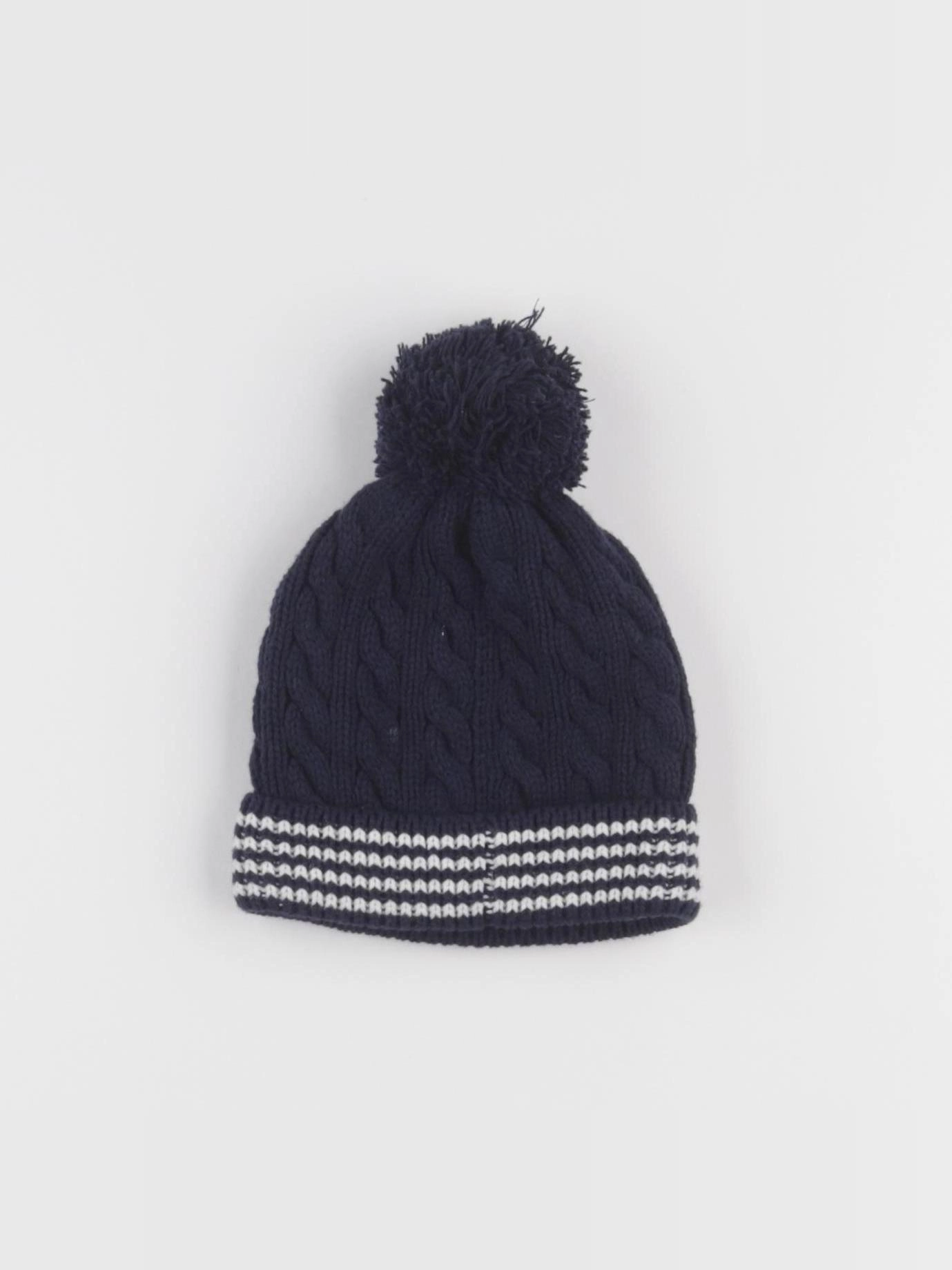Vertbaudet - bonnet bleu - 12/18 mois