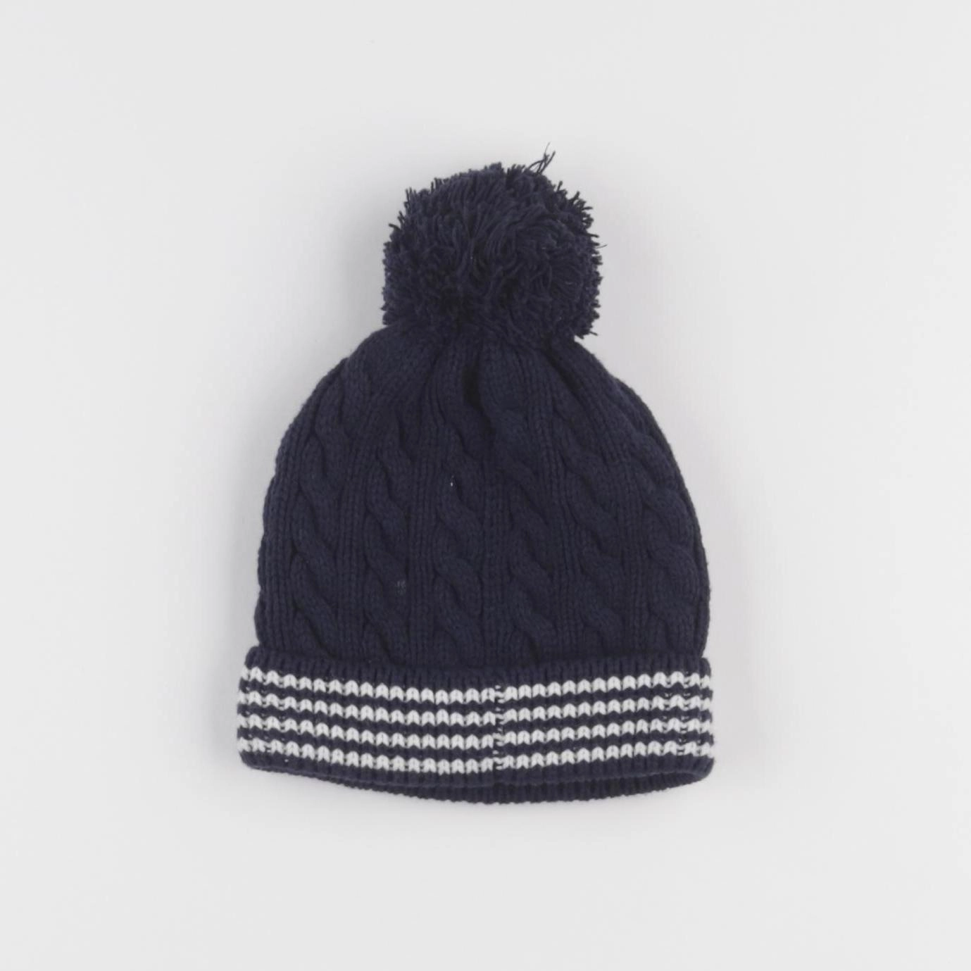 Vertbaudet - bonnet bleu - 12/18 mois