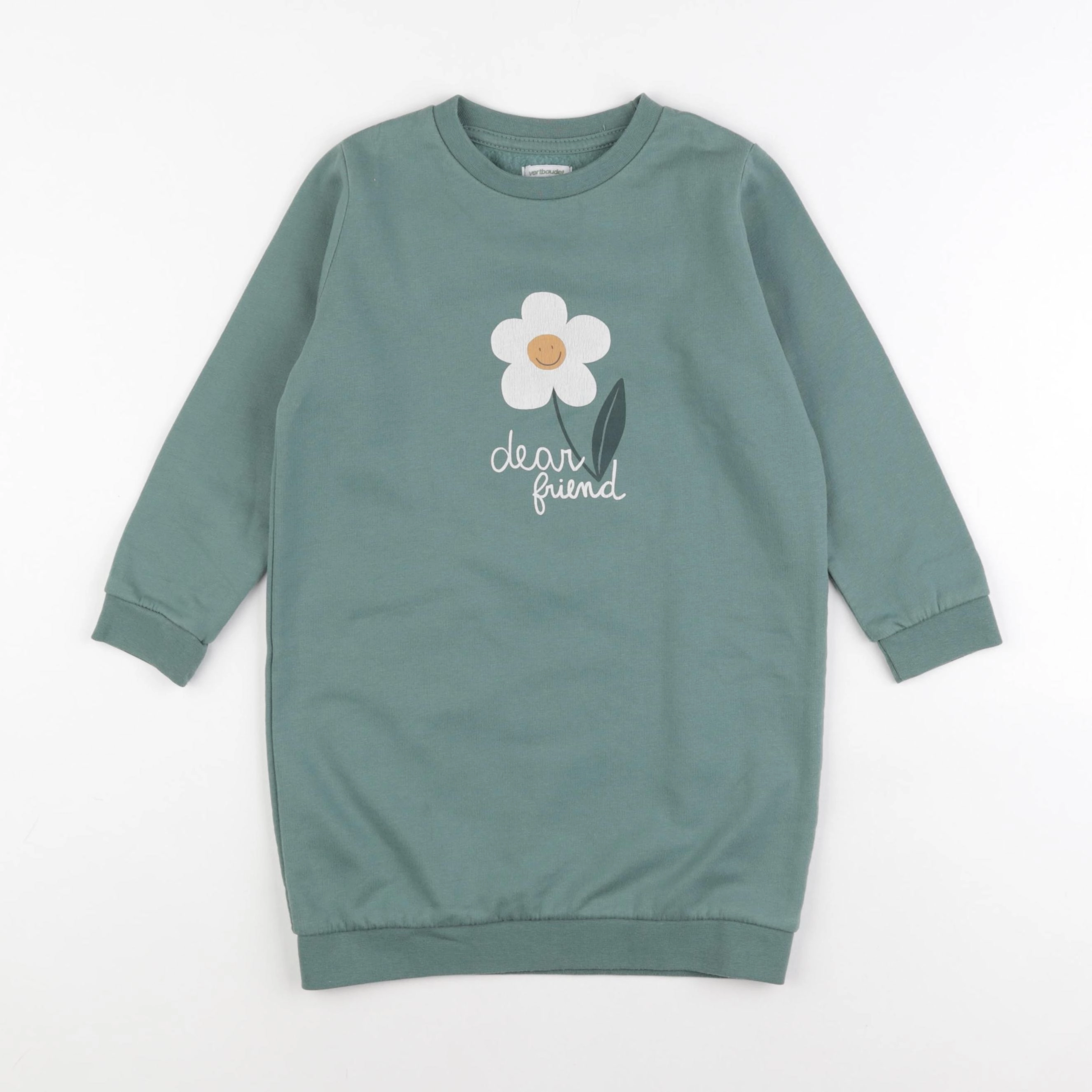 Vertbaudet - robe vert - 6 ans