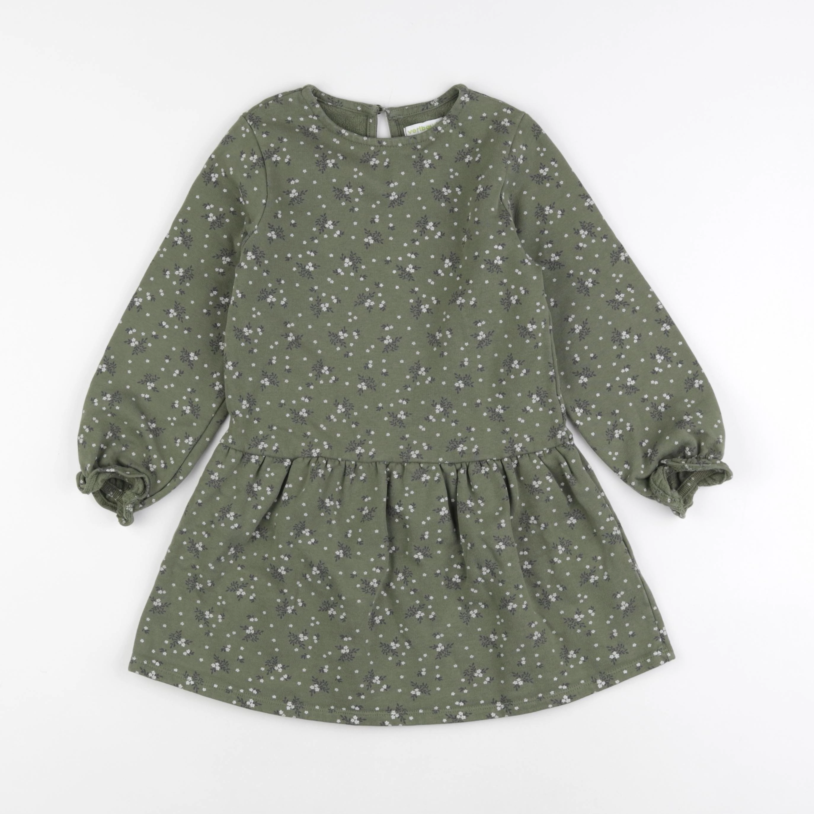 Vertbaudet - robe vert - 6 ans