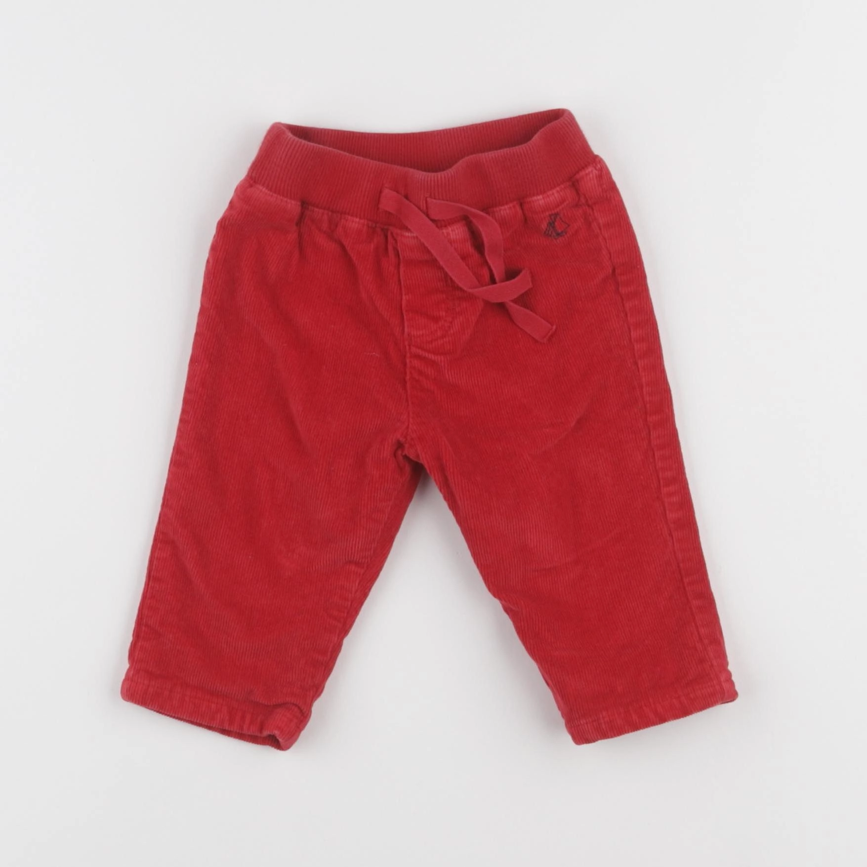 Petit Bateau - pantalon rouge - 3 mois