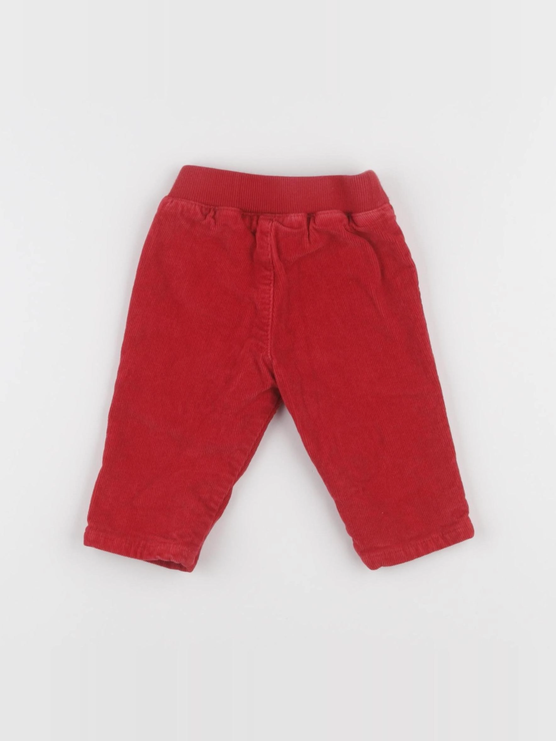 Petit Bateau - pantalon rouge - 3 mois