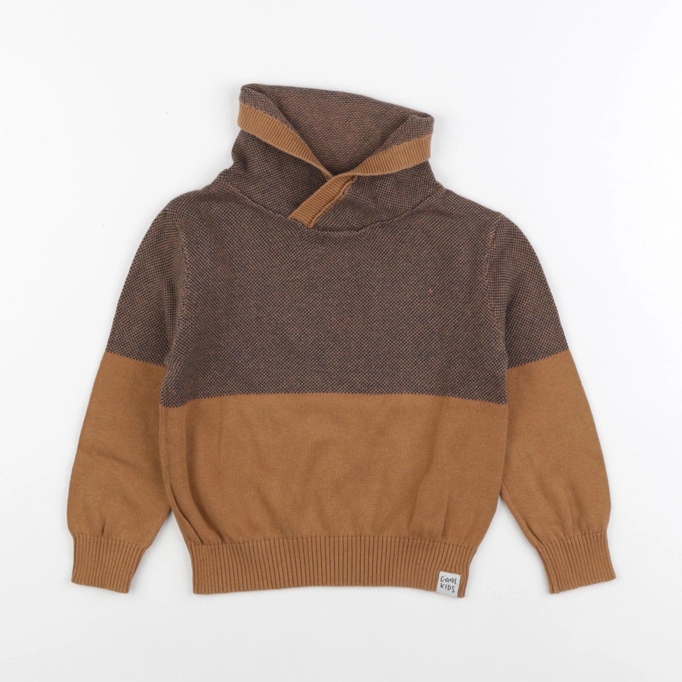 Vertbaudet - pull marron - 4 ans