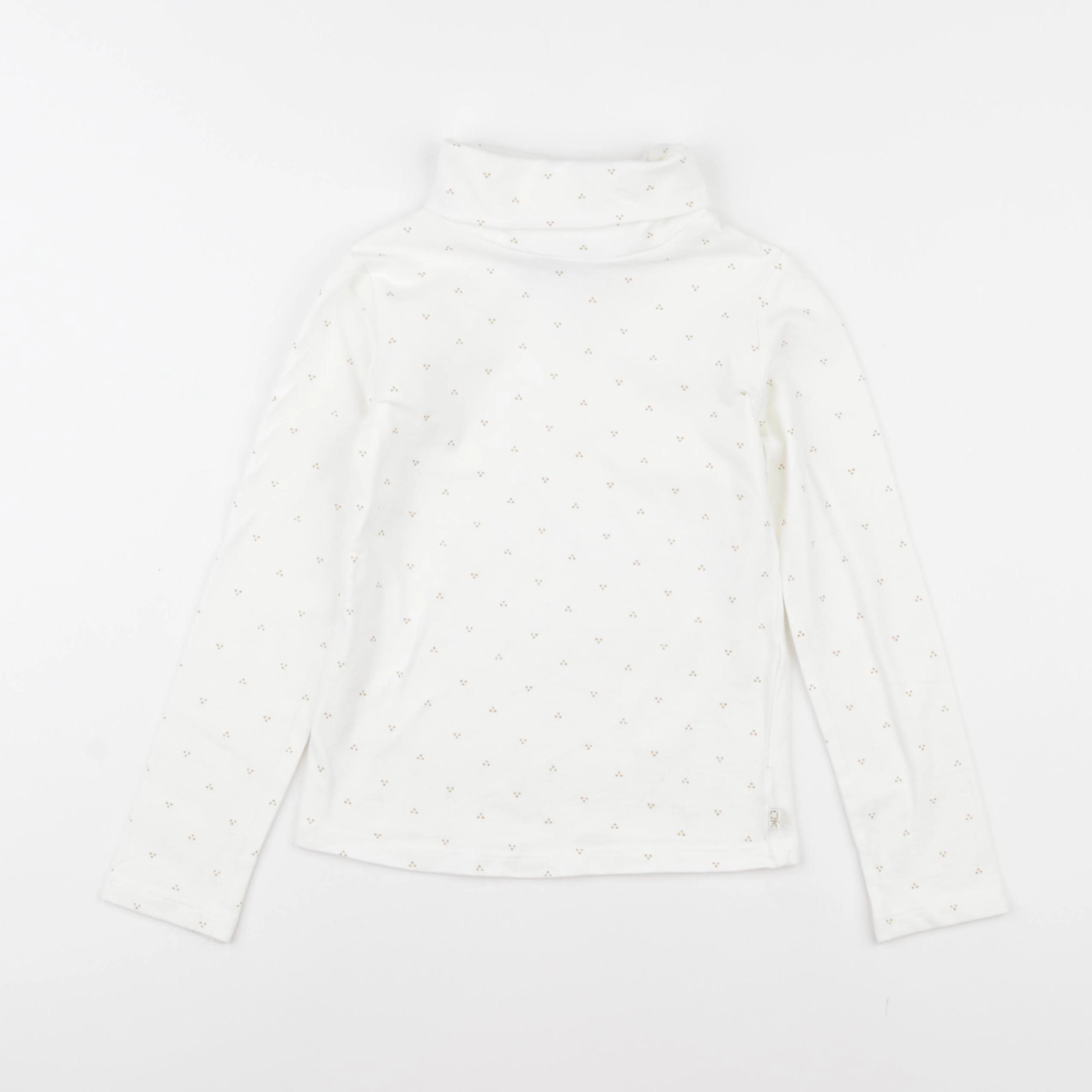 Okaidi - sous-pull blanc - 5/6 ans