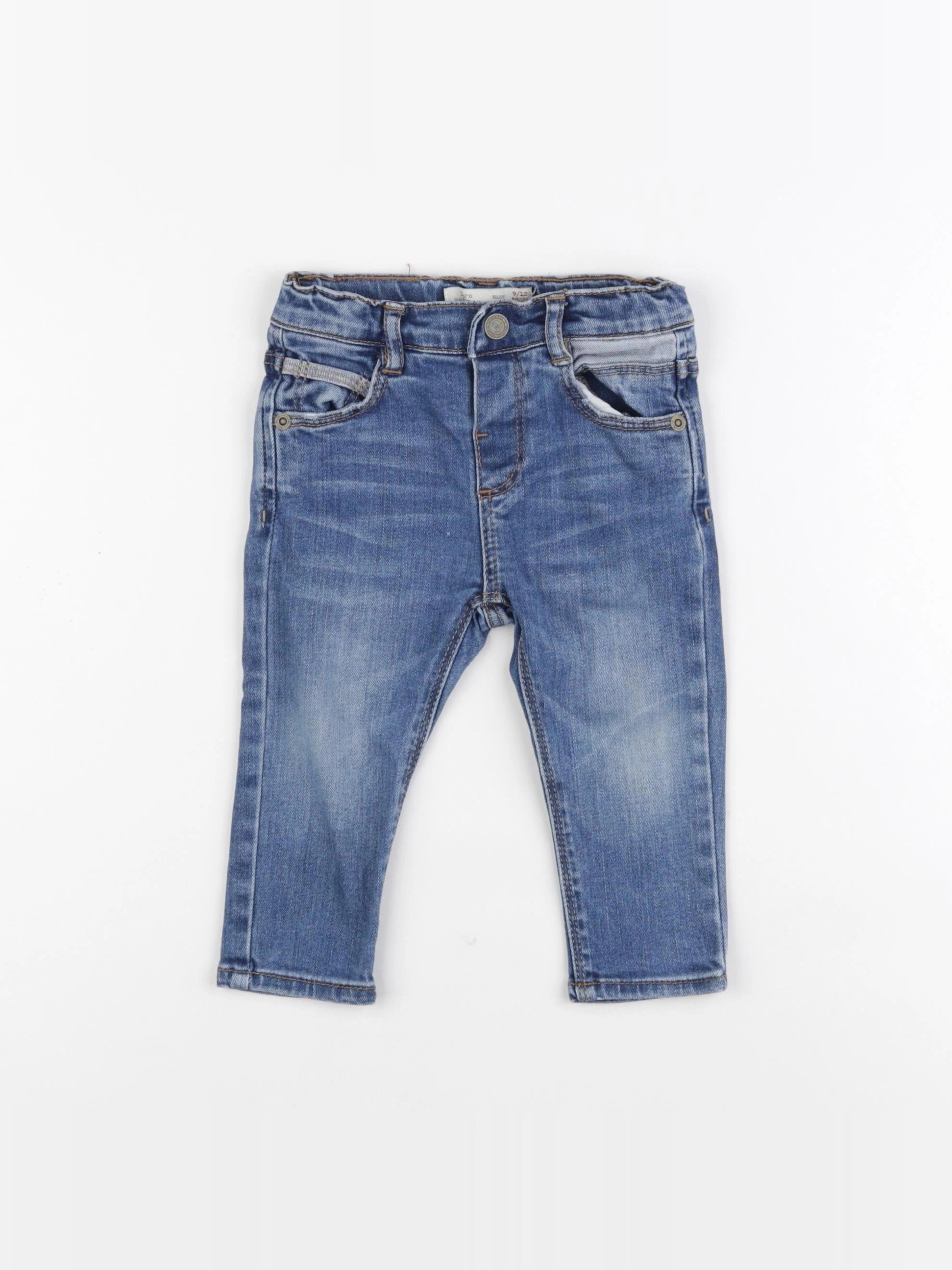 Zara - jean bleu - 9/12 mois