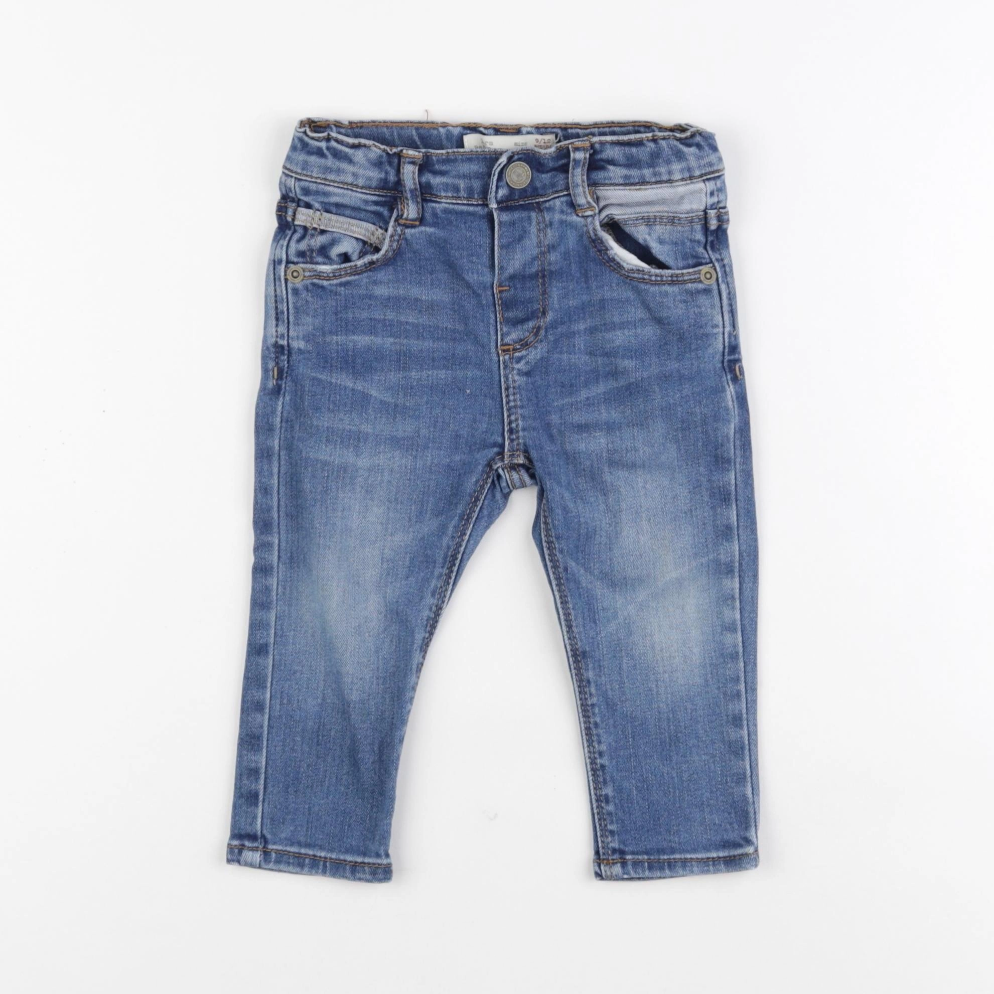 Zara - jean bleu - 9/12 mois