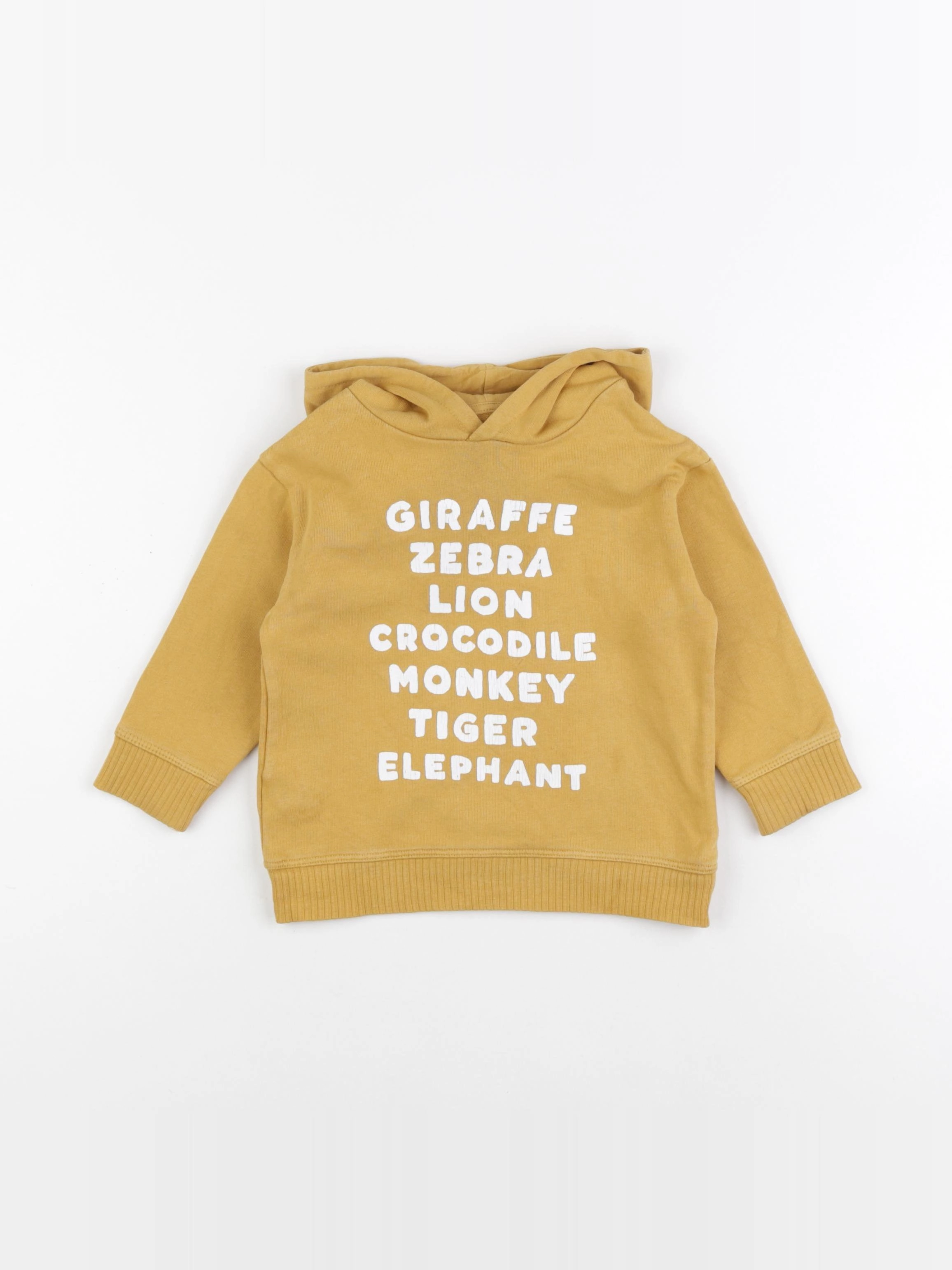 Mango - sweat jaune - 12/18 mois