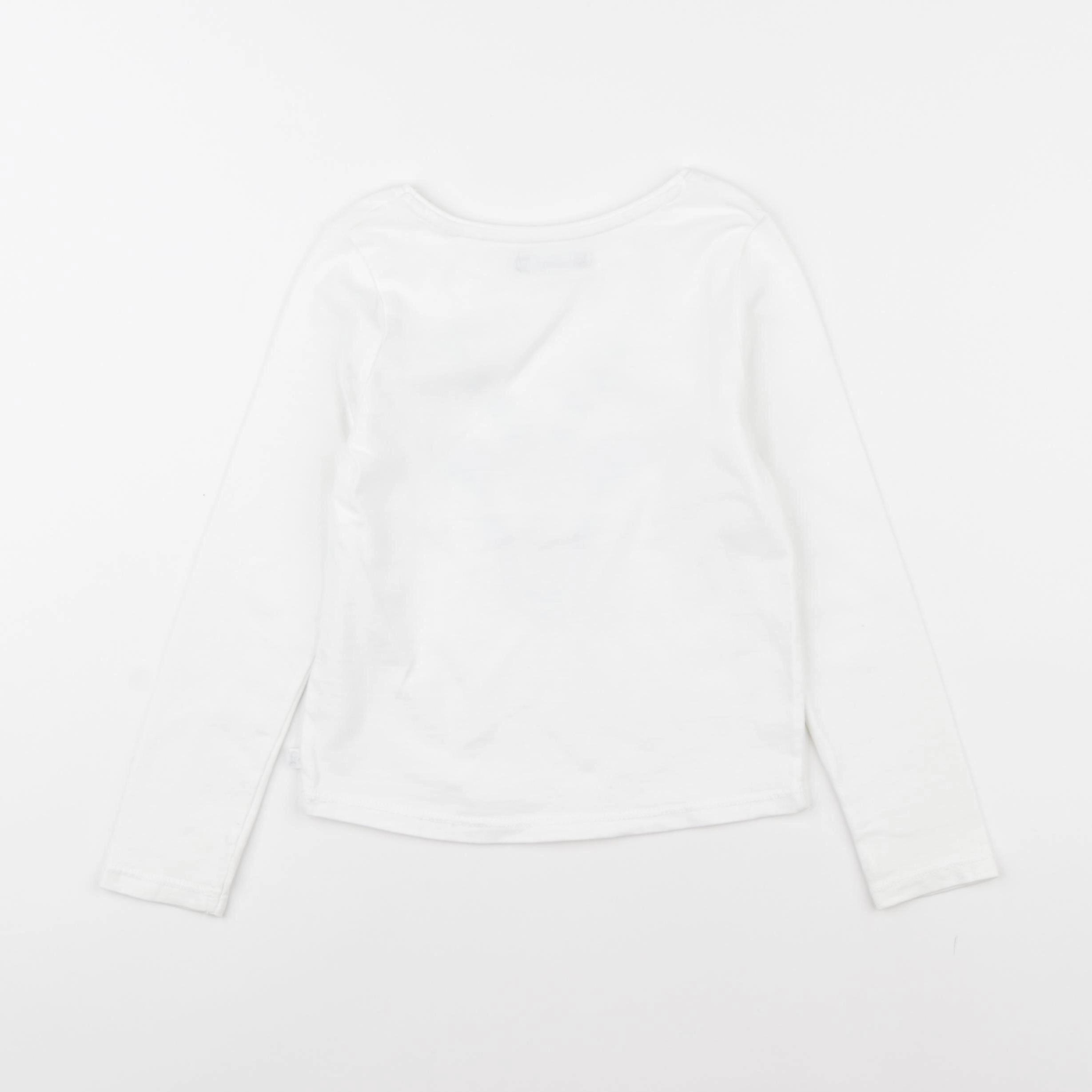 Okaidi - tee-shirt blanc - 4/5 ans
