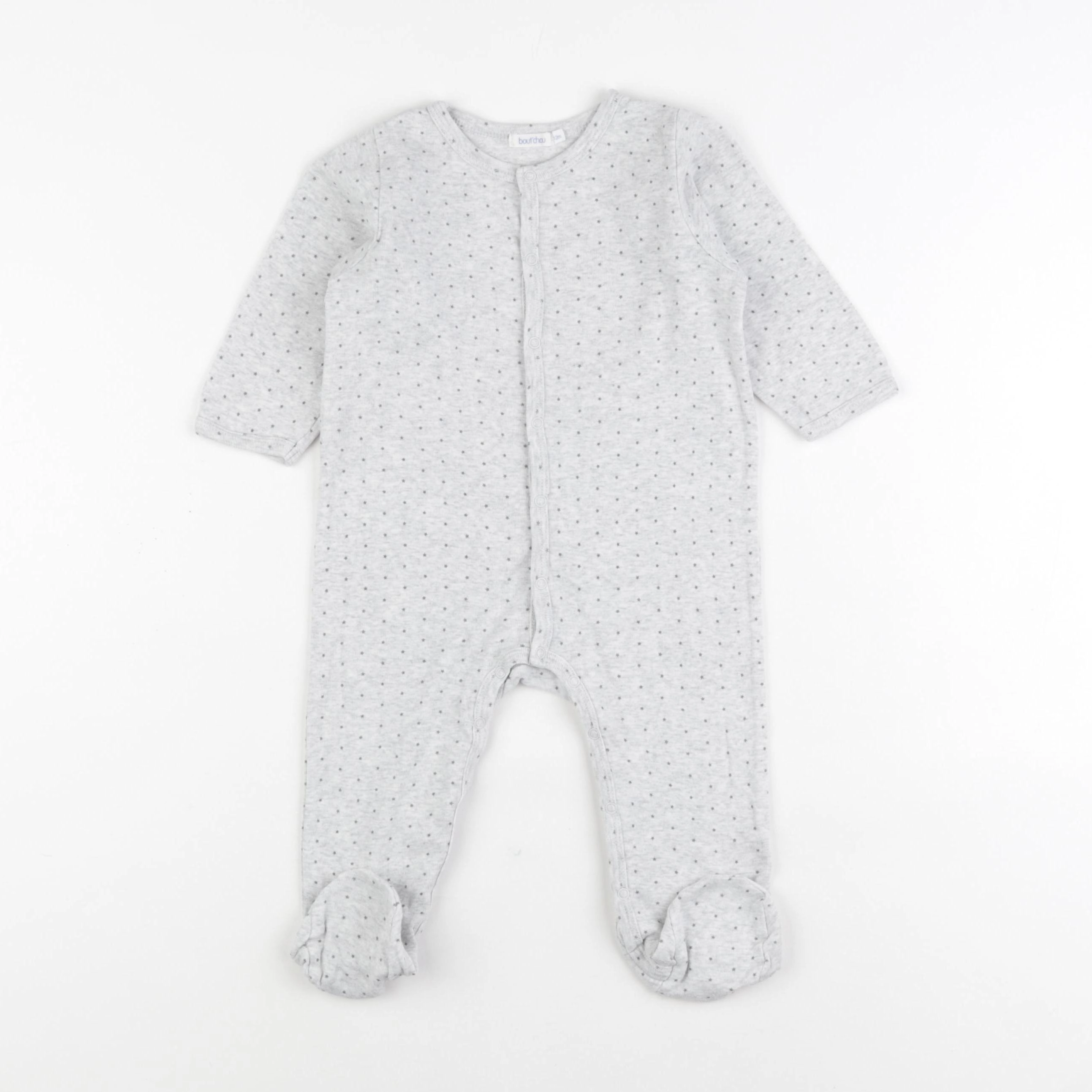Boutchou - pyjama coton gris - 12 mois