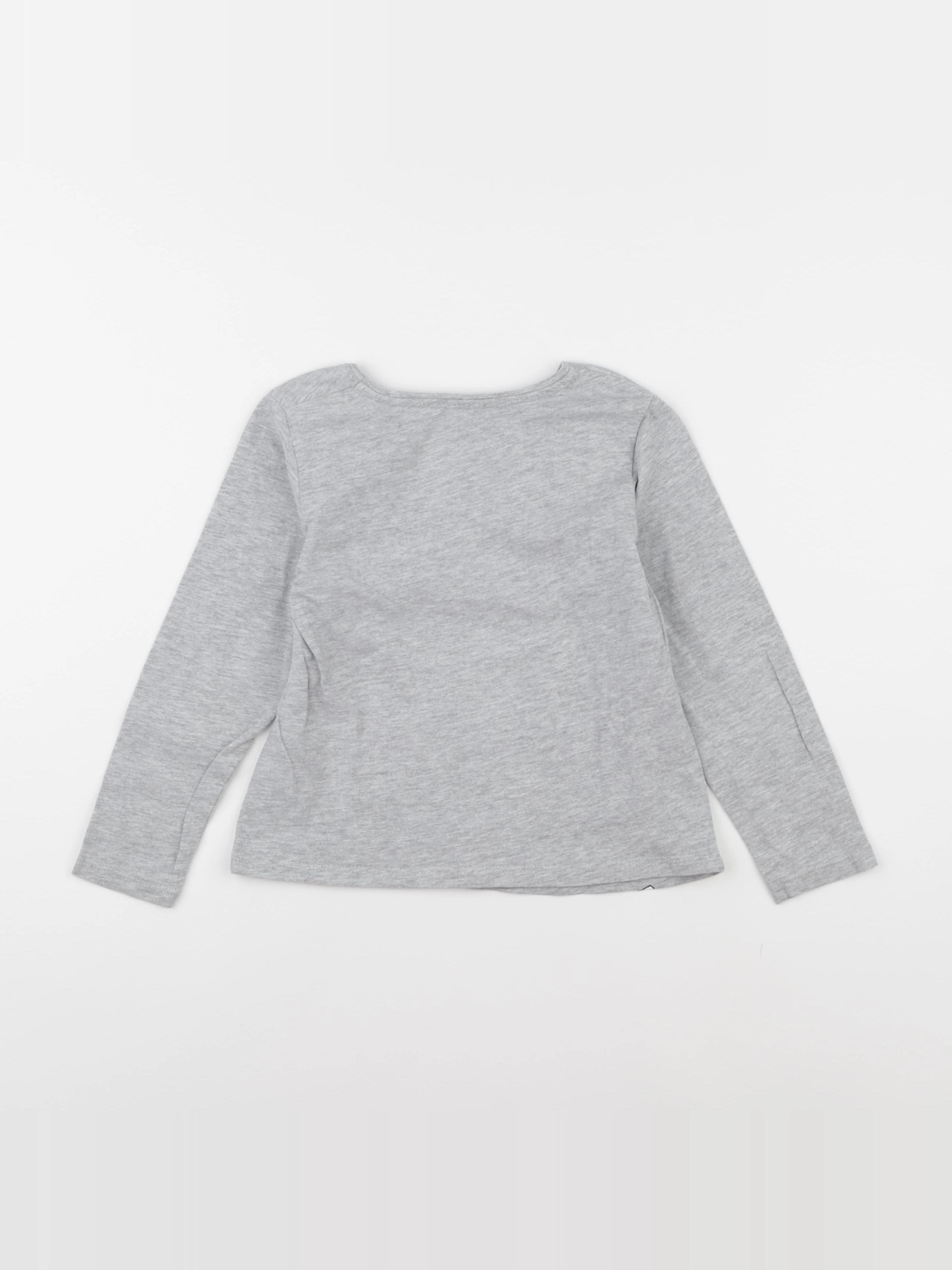 Vertbaudet - tee-shirt gris - 6 ans