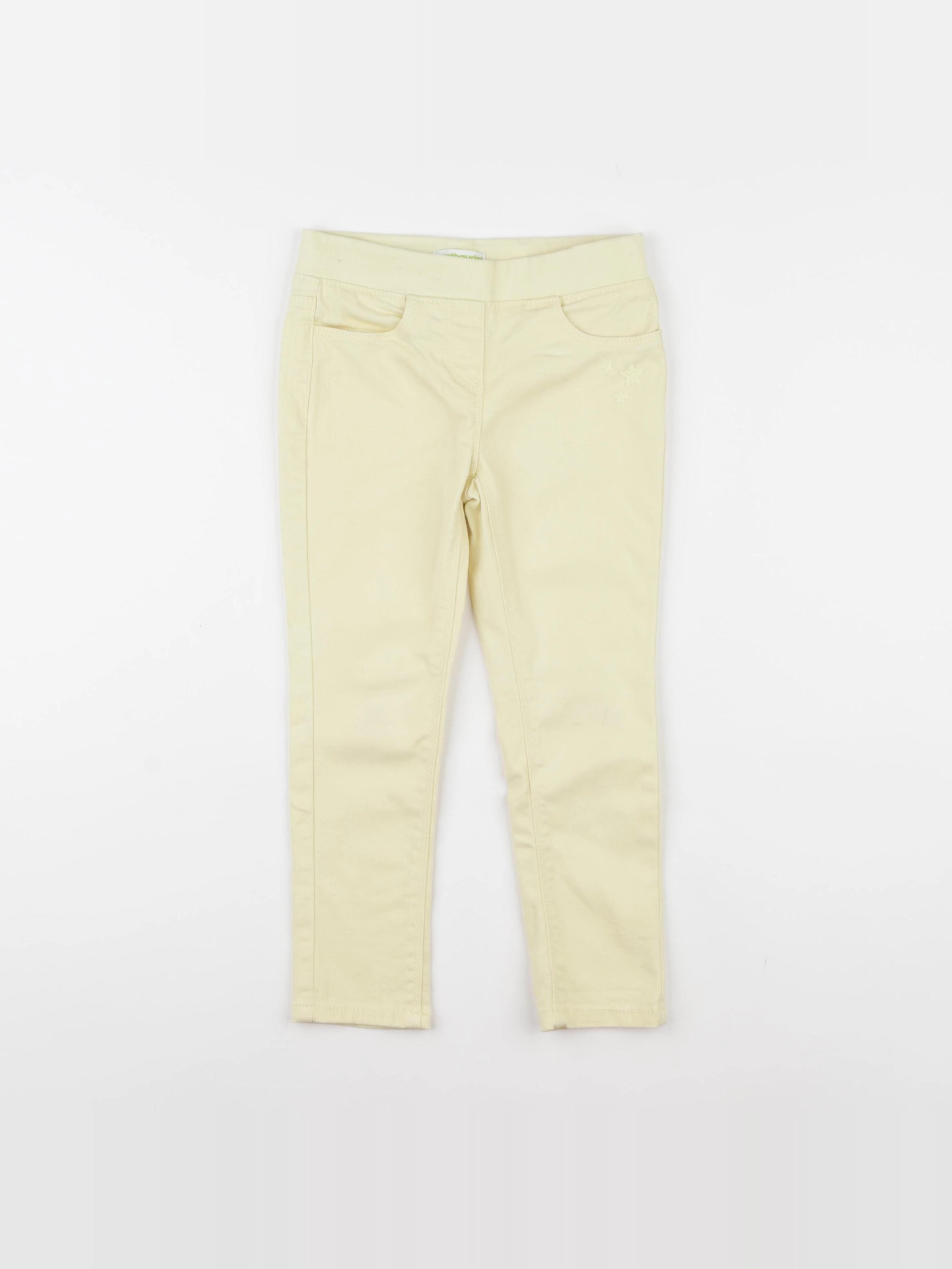 Vertbaudet - jegging jaune - 5 ans