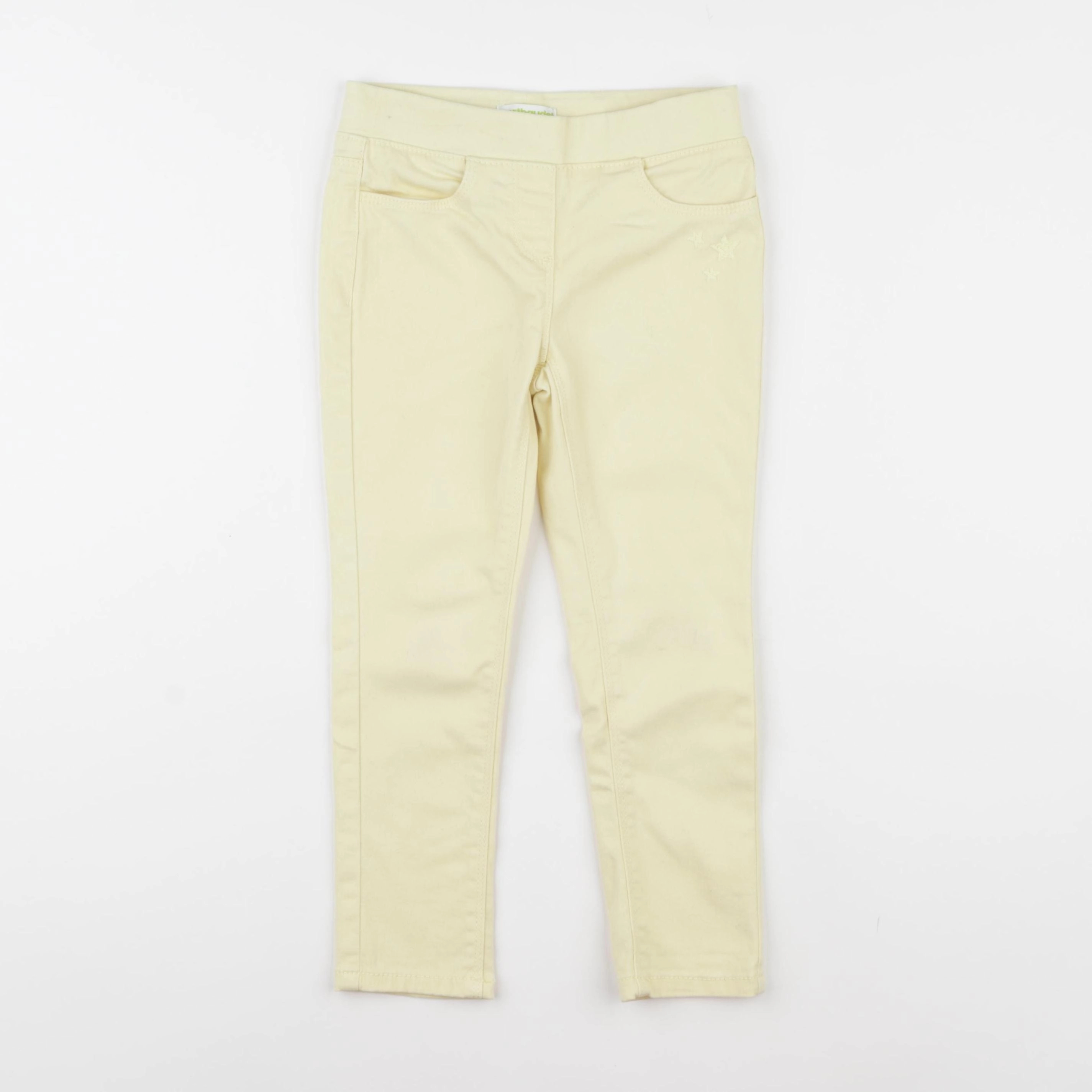 Vertbaudet - jegging jaune - 5 ans