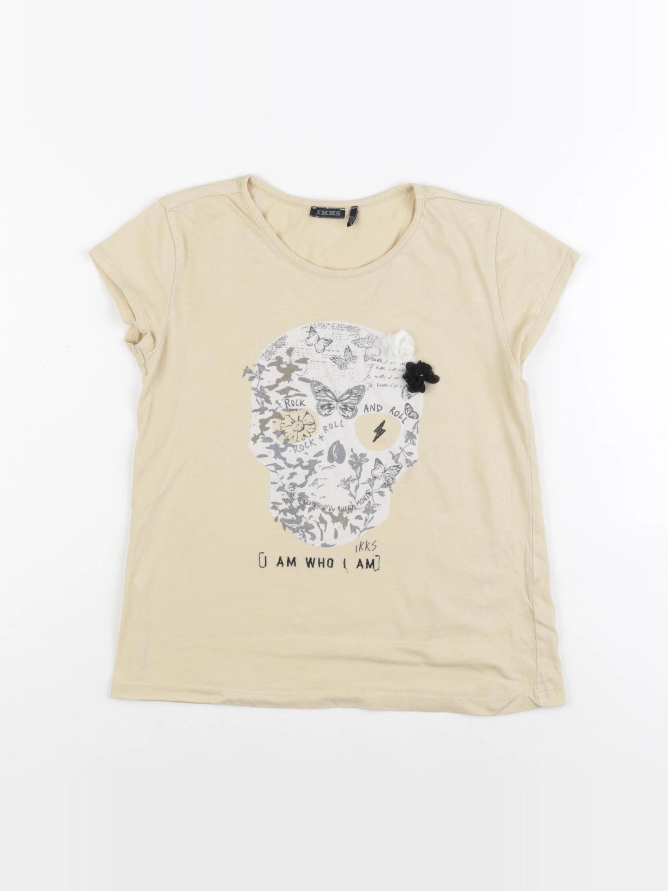 IKKS - tee-shirt jaune - 10 ans