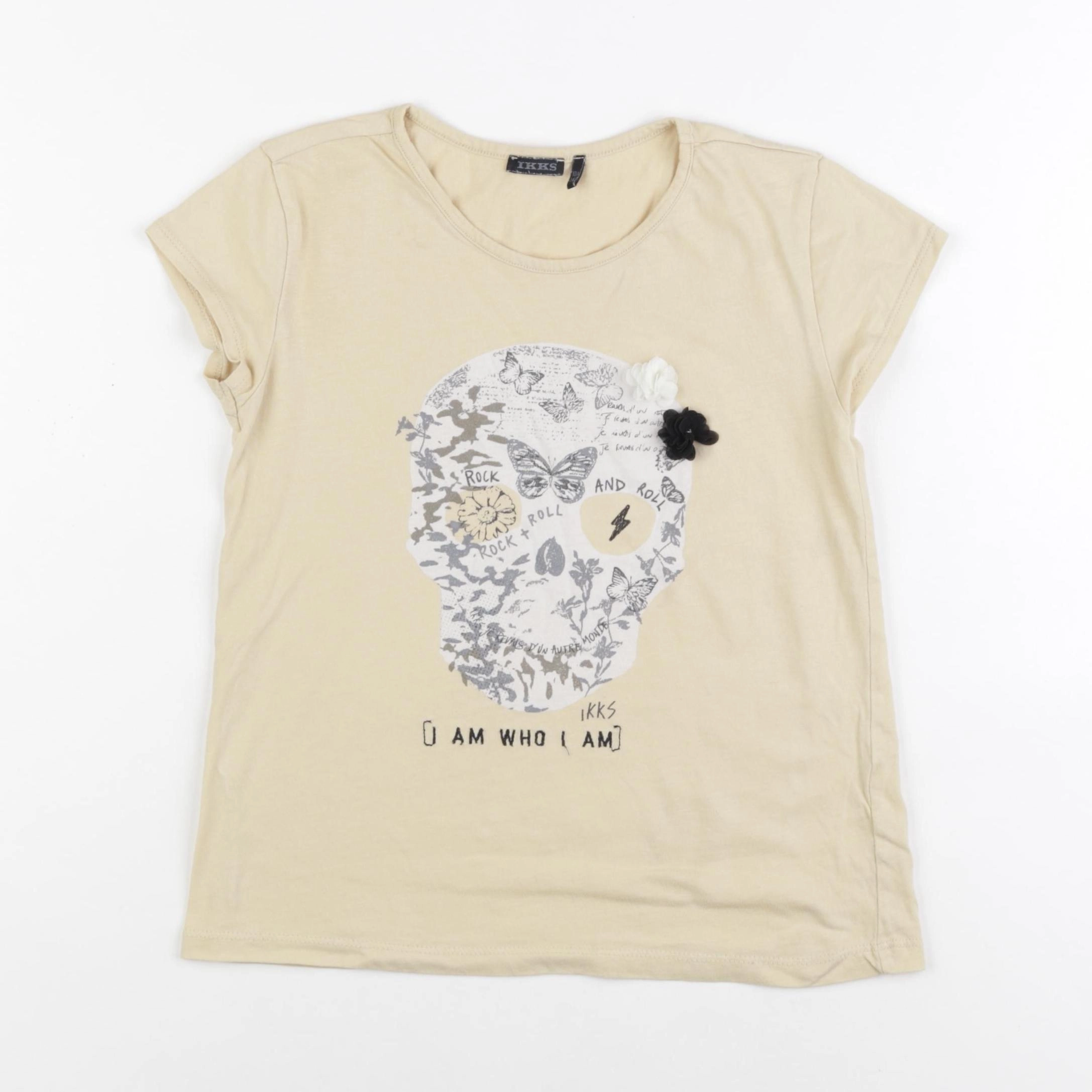 IKKS - tee-shirt jaune - 10 ans