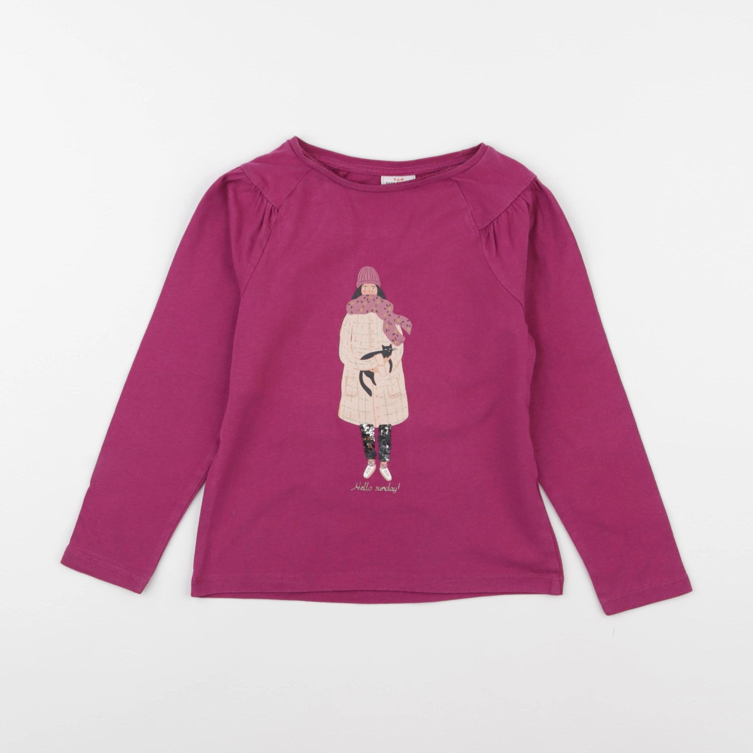 Tape à l'oeil - tee-shirt violet - 6 ans