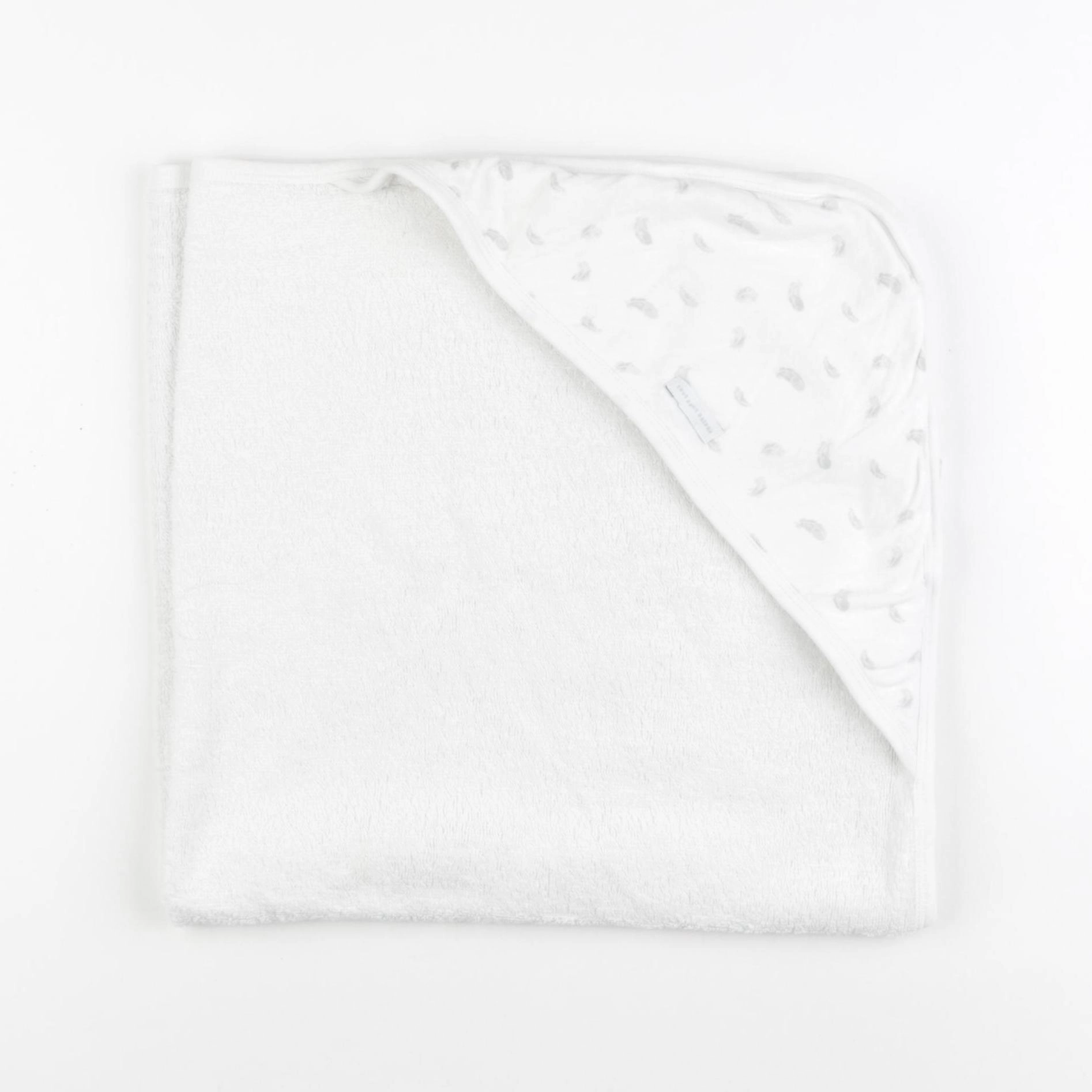 Petit Bateau - cape de bain blanc - 6/24 mois