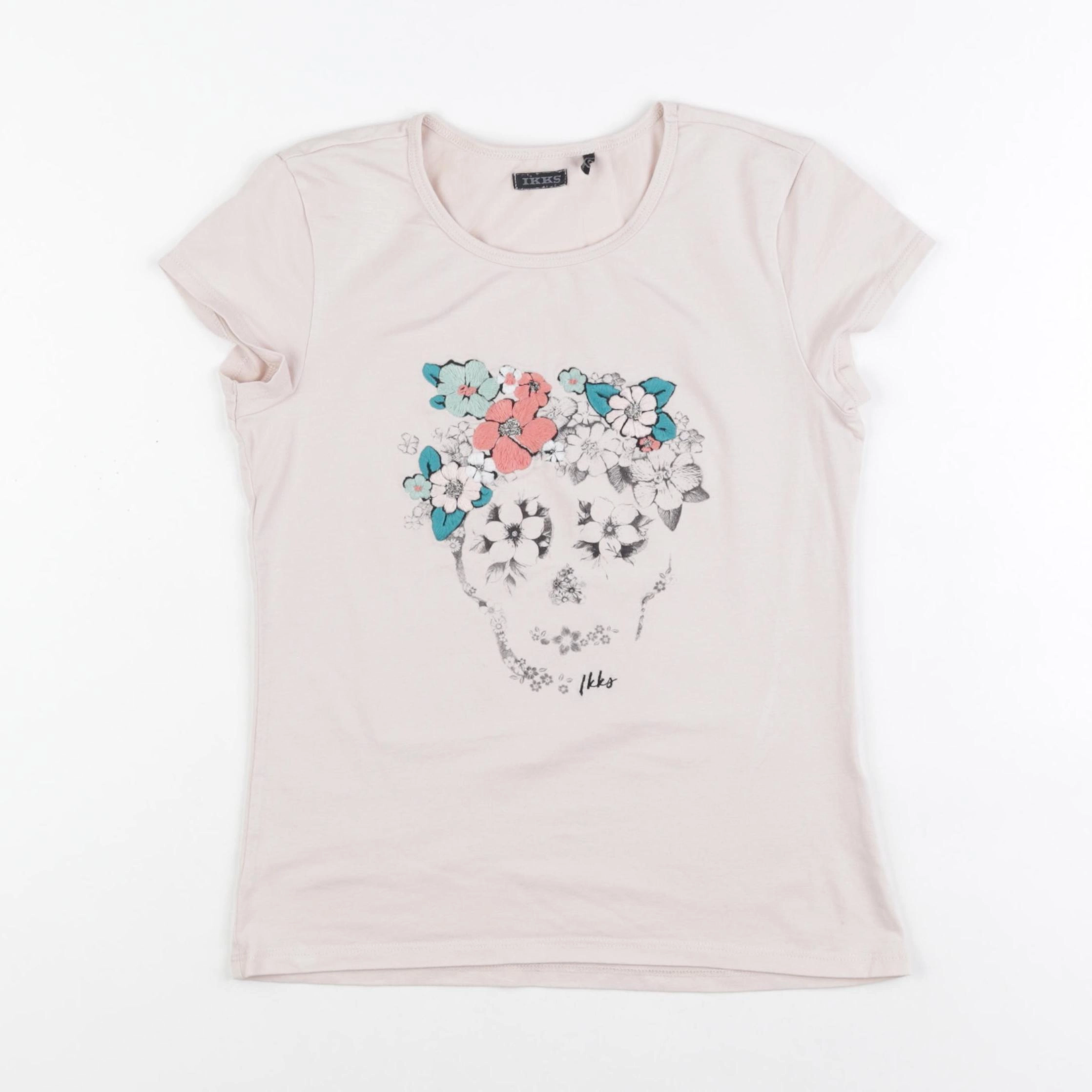 IKKS - tee-shirt rose - 10 ans