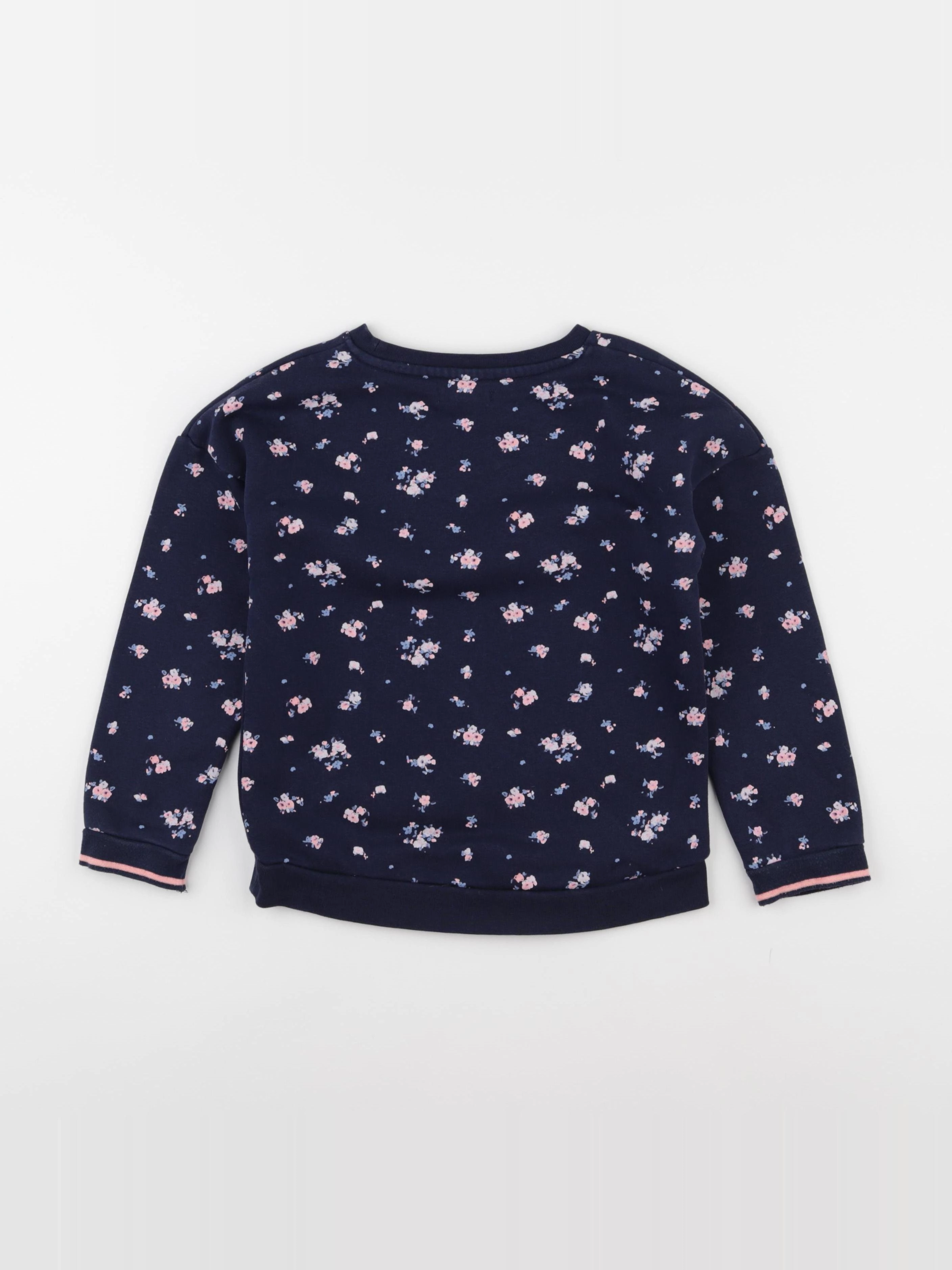 Vertbaudet - sweat bleu - 6 ans