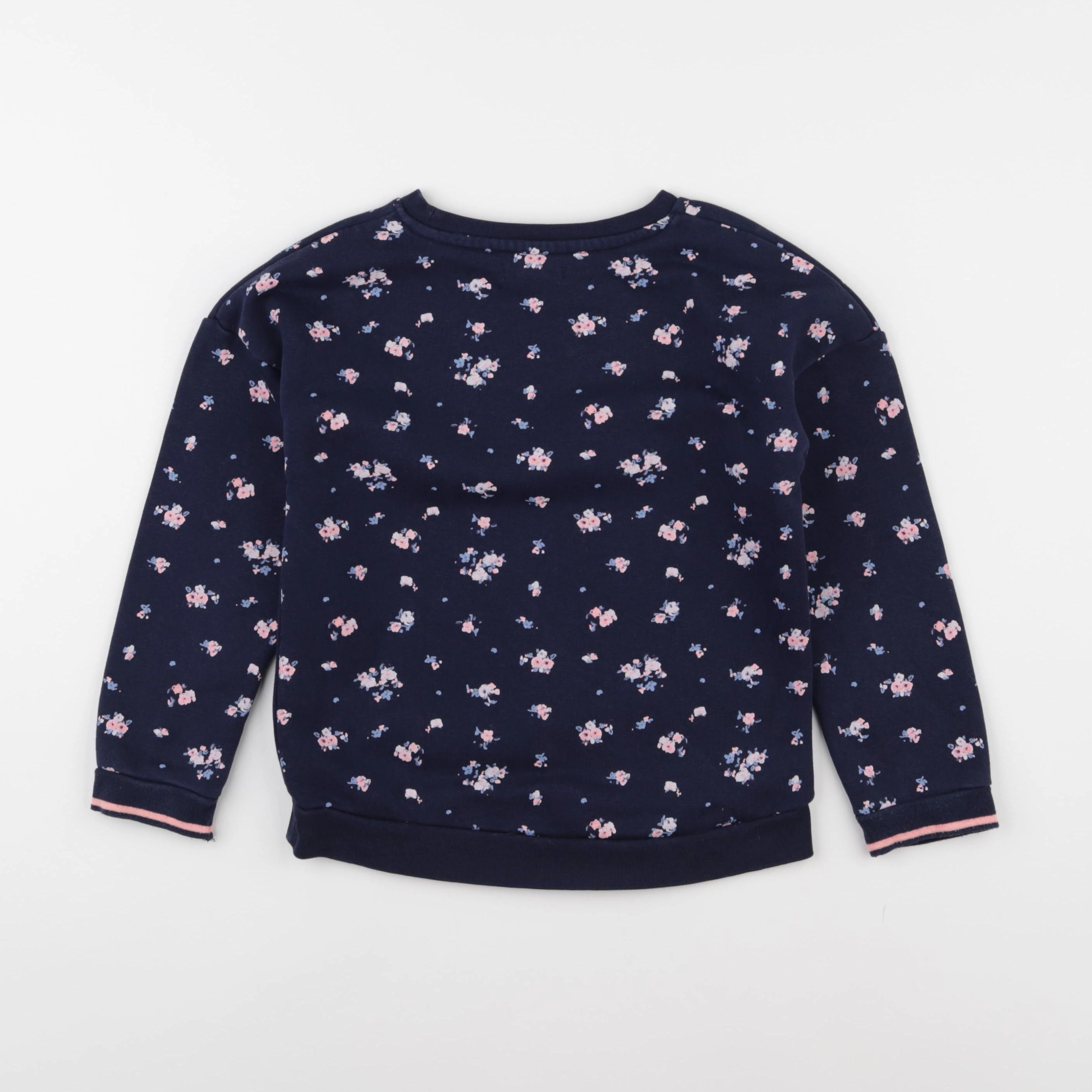Vertbaudet - sweat bleu - 6 ans