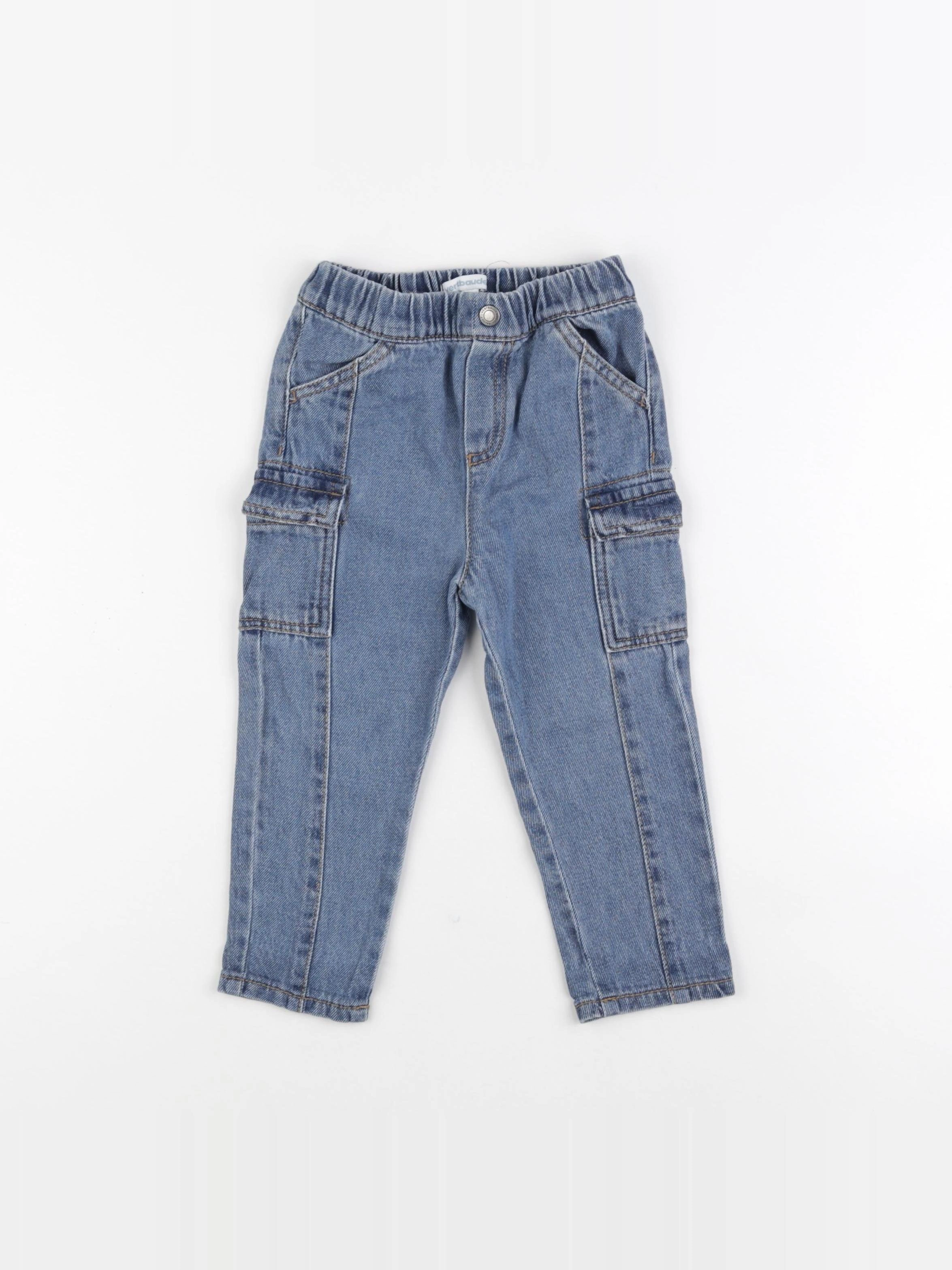 Vertbaudet - jegging bleu - 2 ans