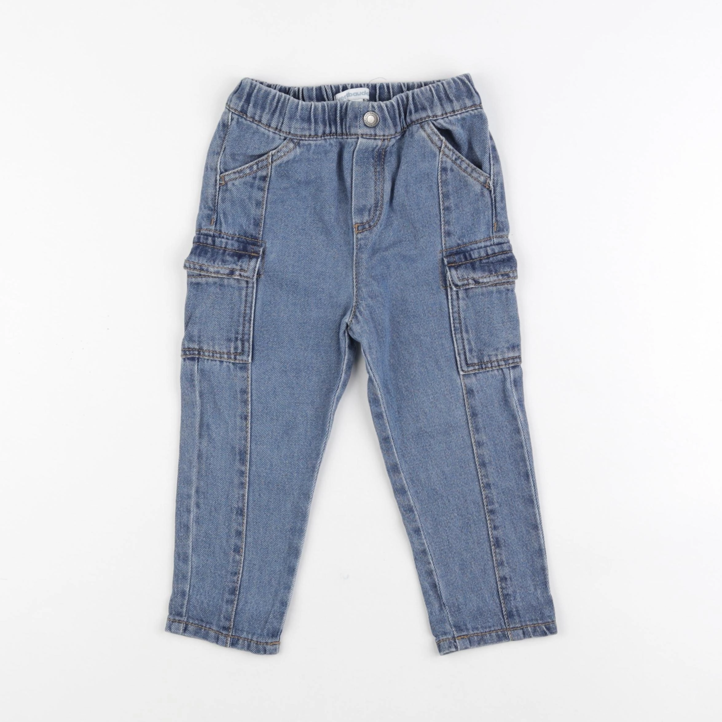 Vertbaudet - jegging bleu - 2 ans