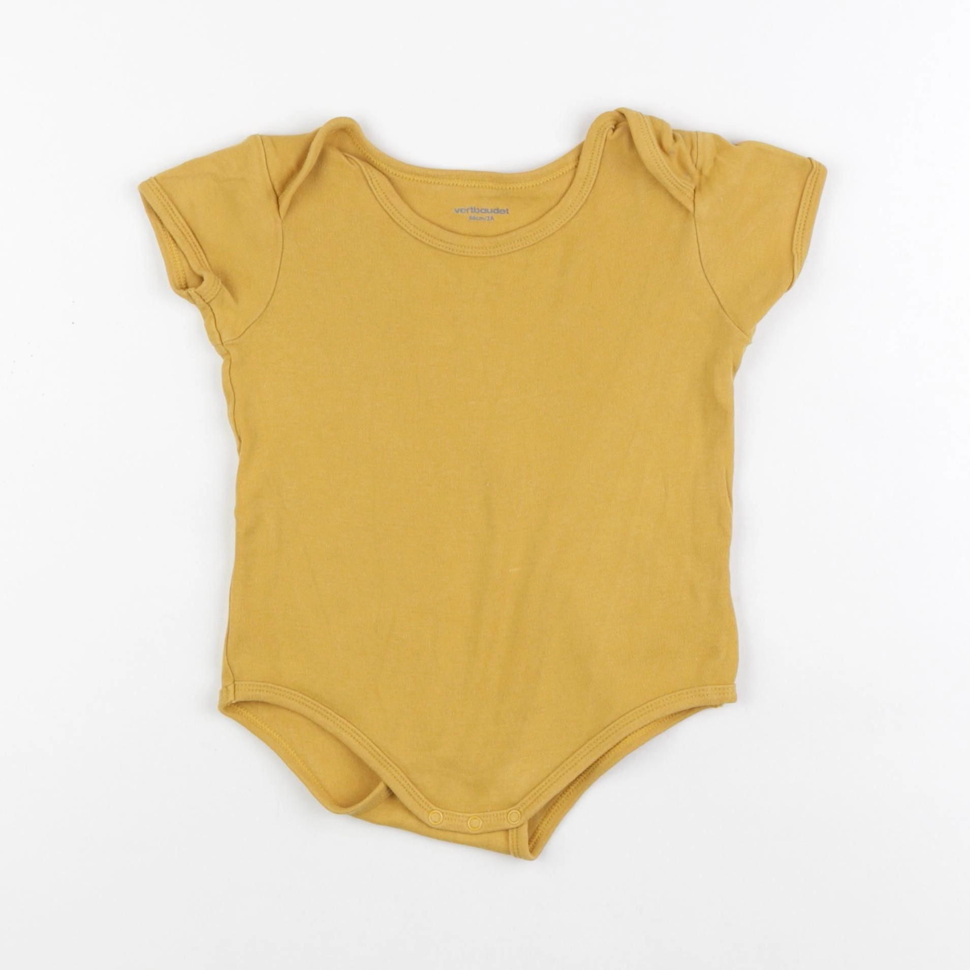 Vertbaudet - body jaune - 2 ans