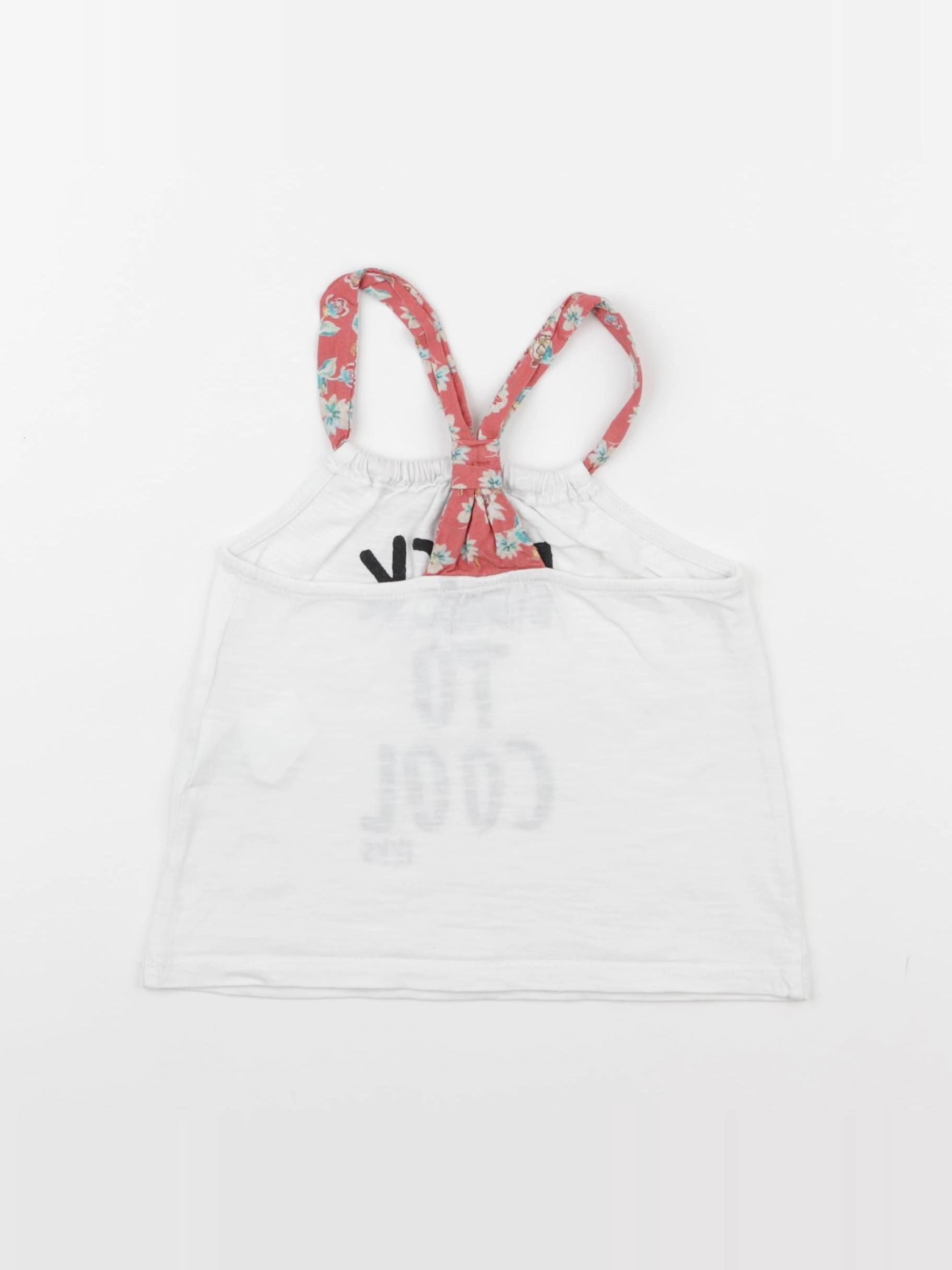 IKKS - débardeur blanc - 3 ans