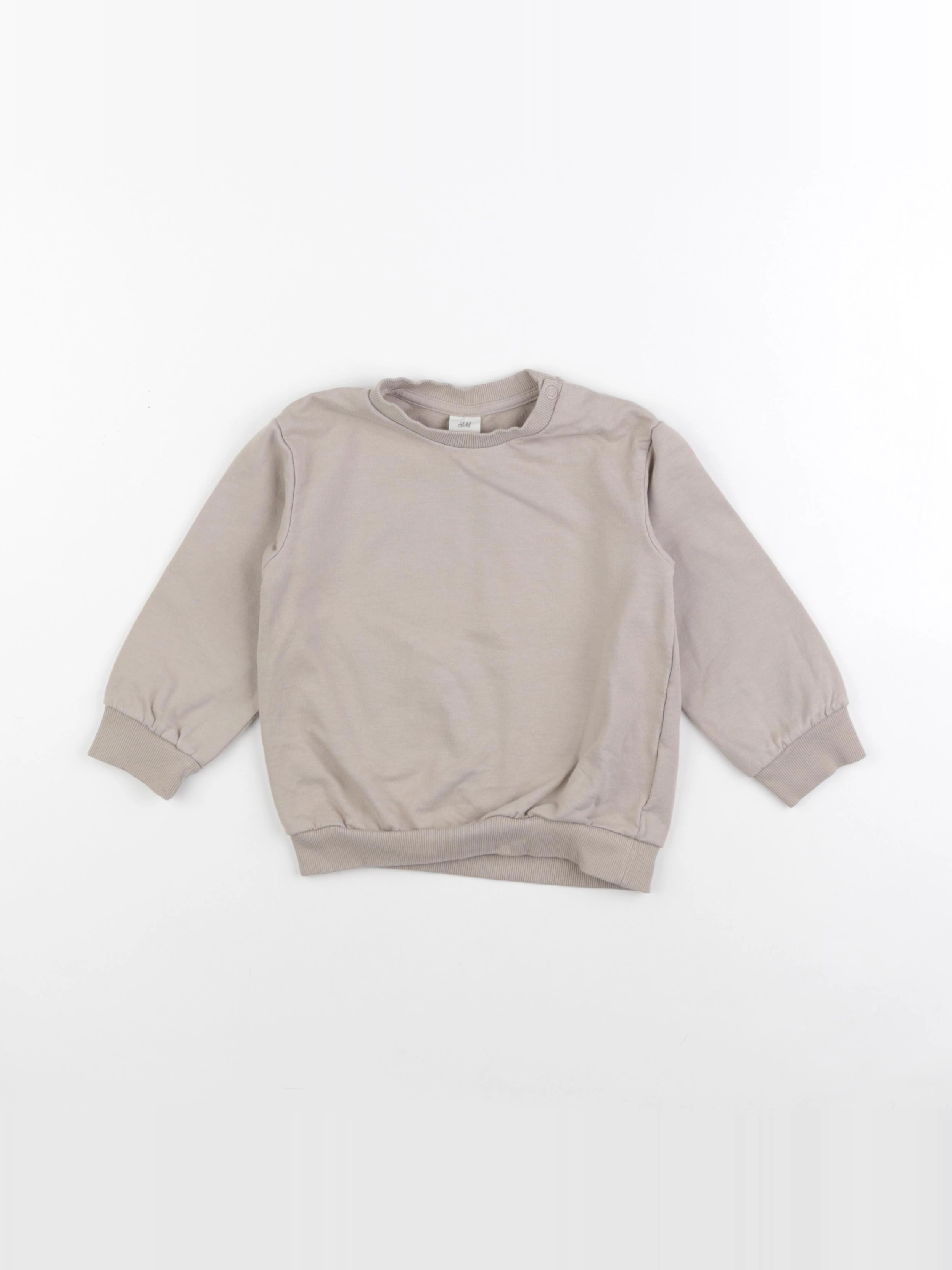 H&M - sweat beige - 18 mois à 2 ans