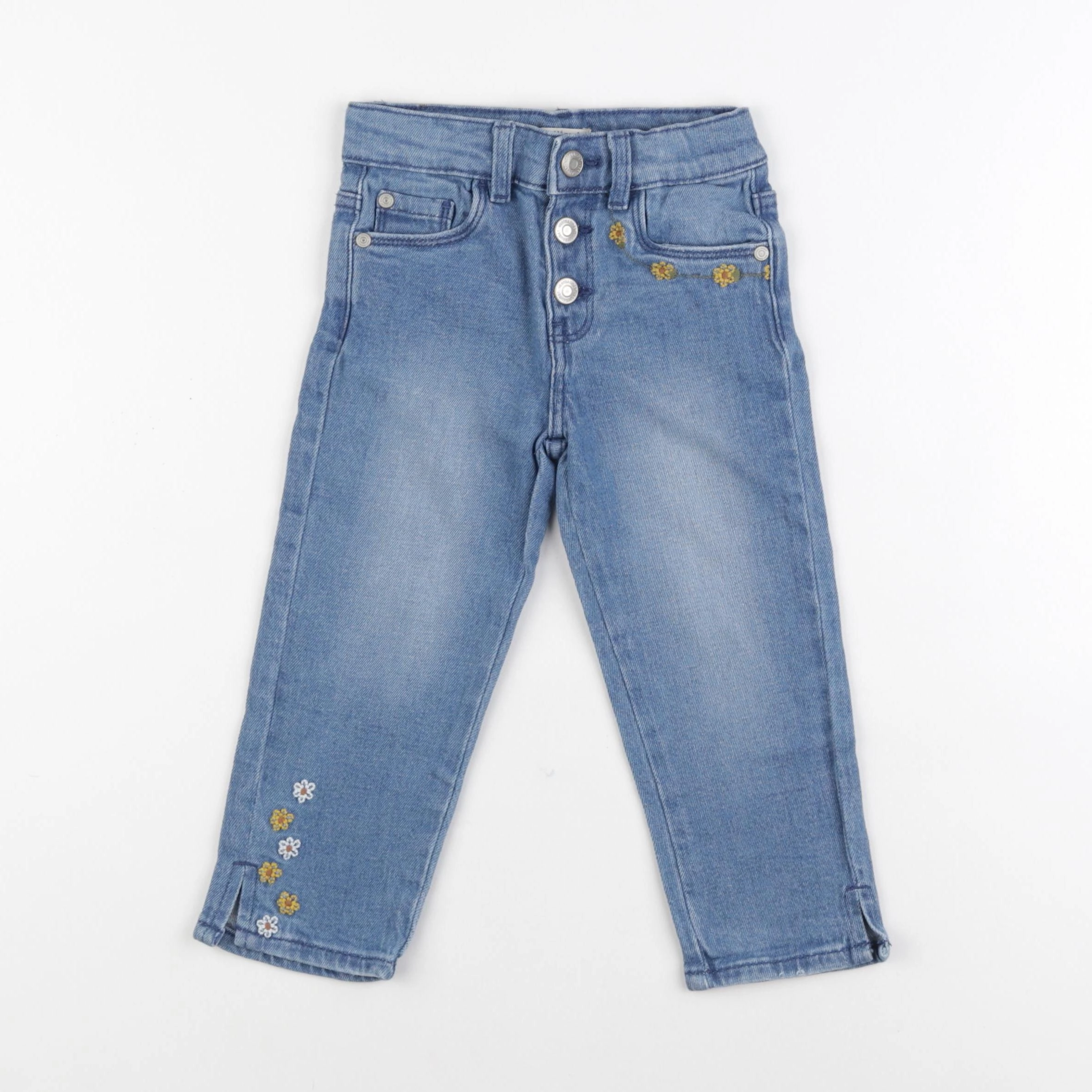 Vertbaudet - pantacourt bleu - 6 ans