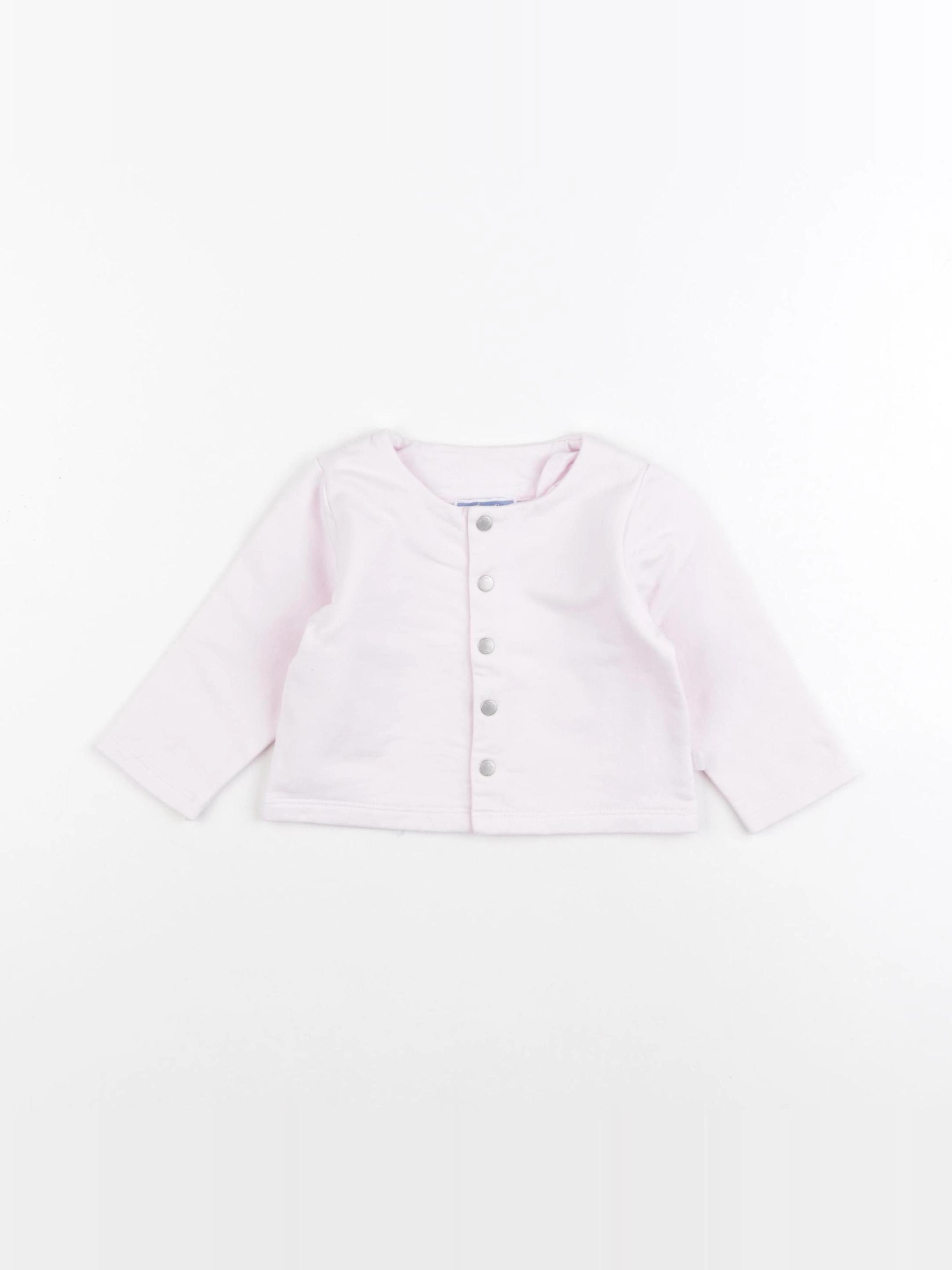 Jacadi - sweat rose - 6 mois