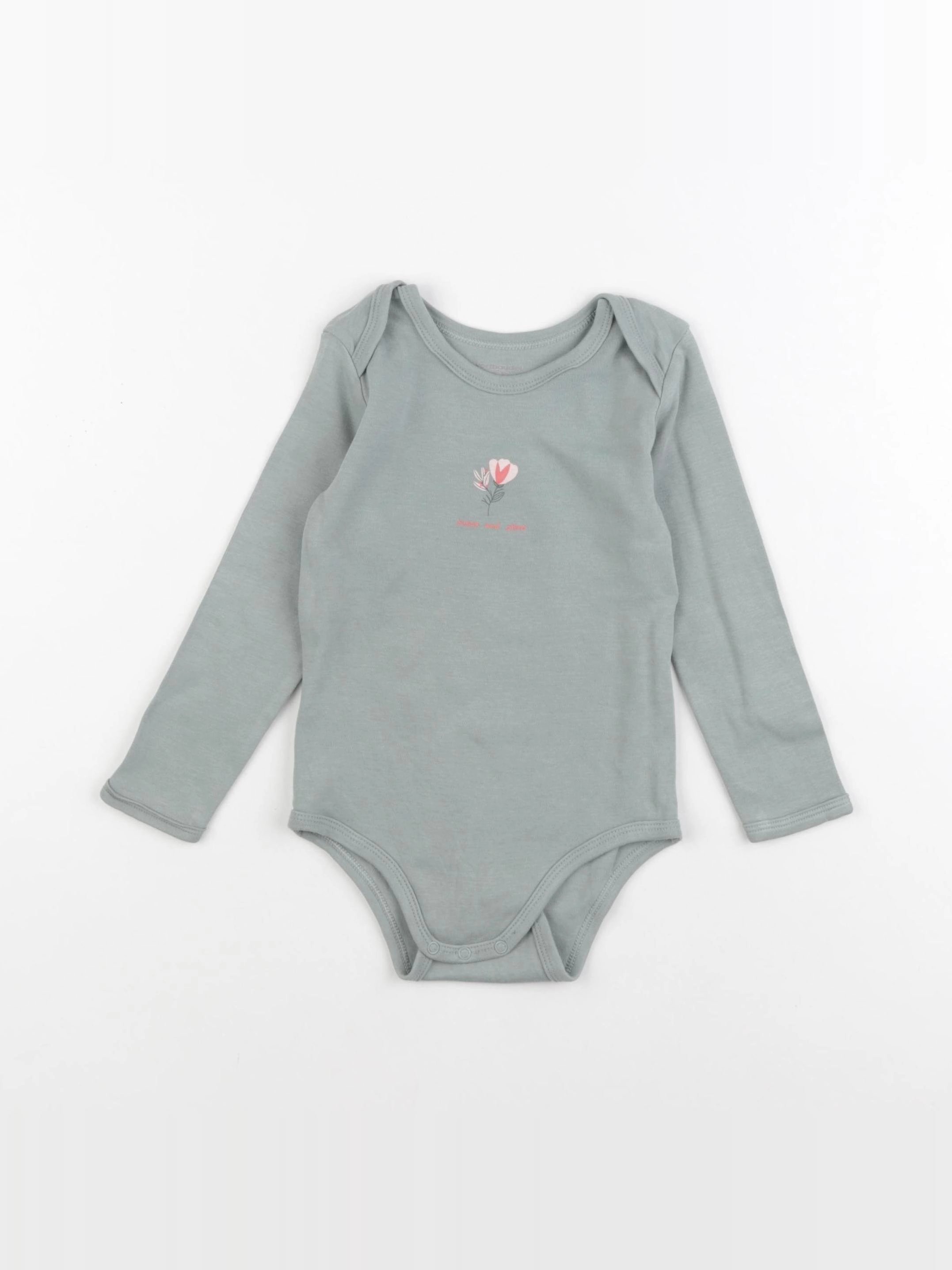 Vertbaudet - body vert - 36 mois