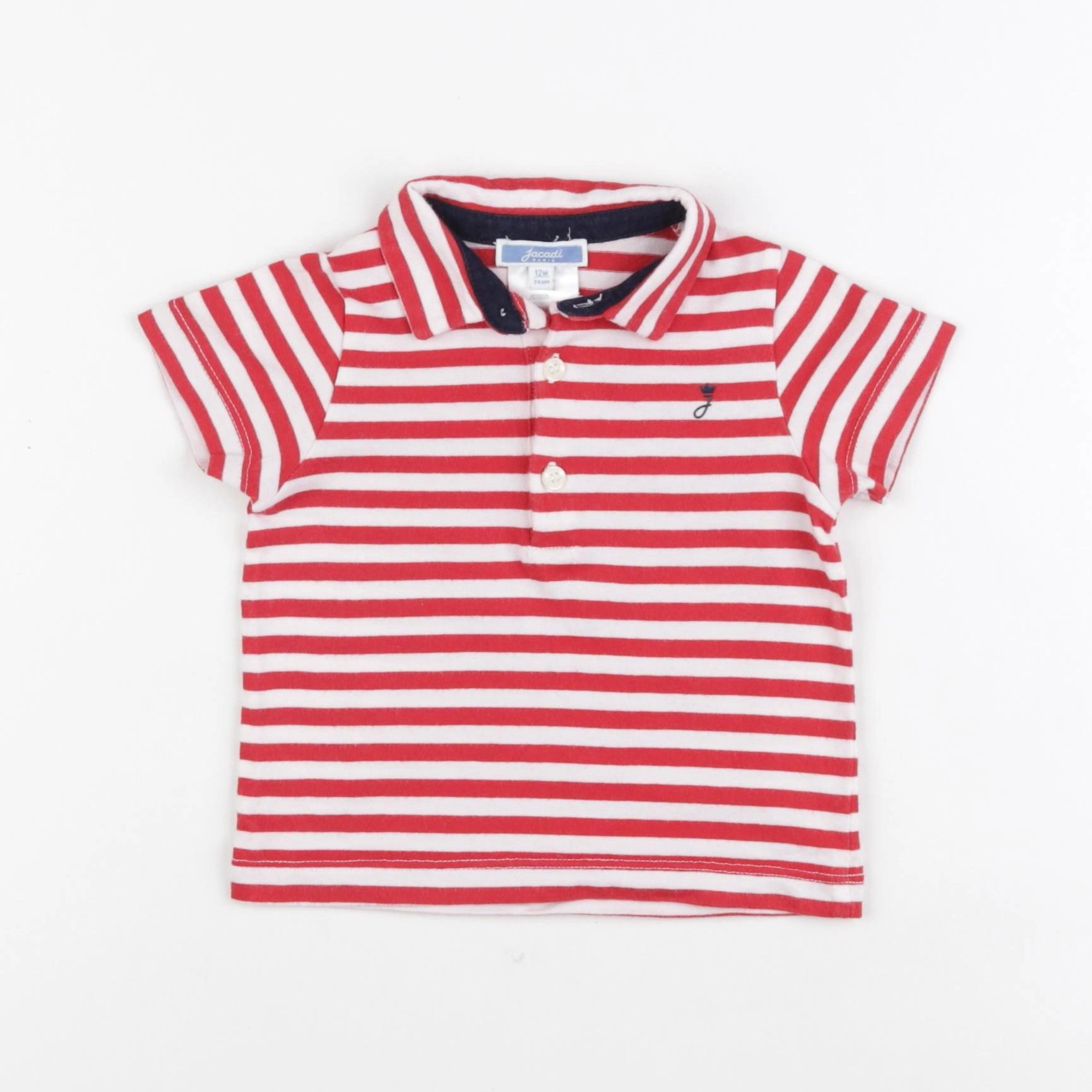Jacadi - polo rouge - 12 mois
