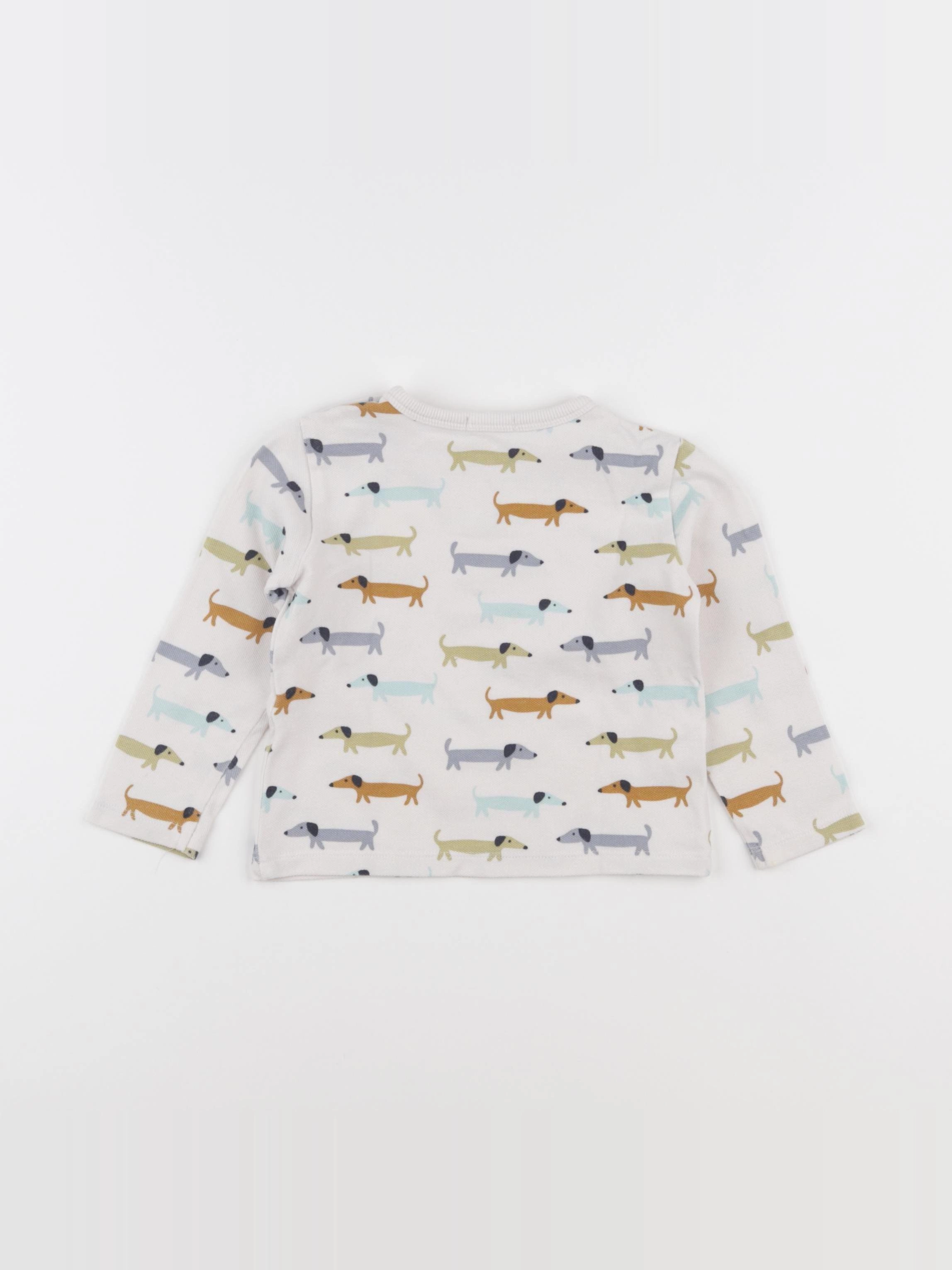 Boutchou - sweat blanc - 18 mois