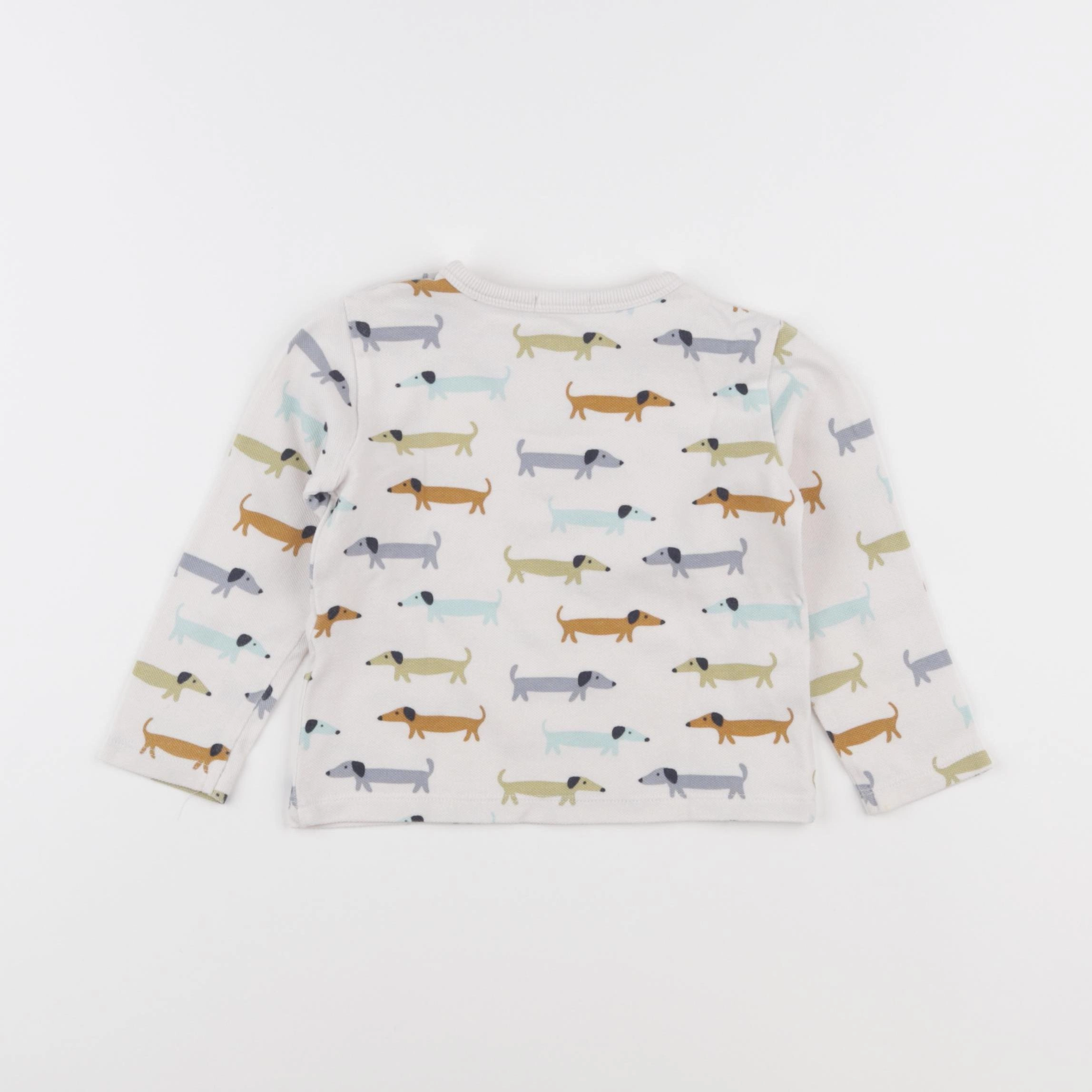 Boutchou - sweat blanc - 18 mois