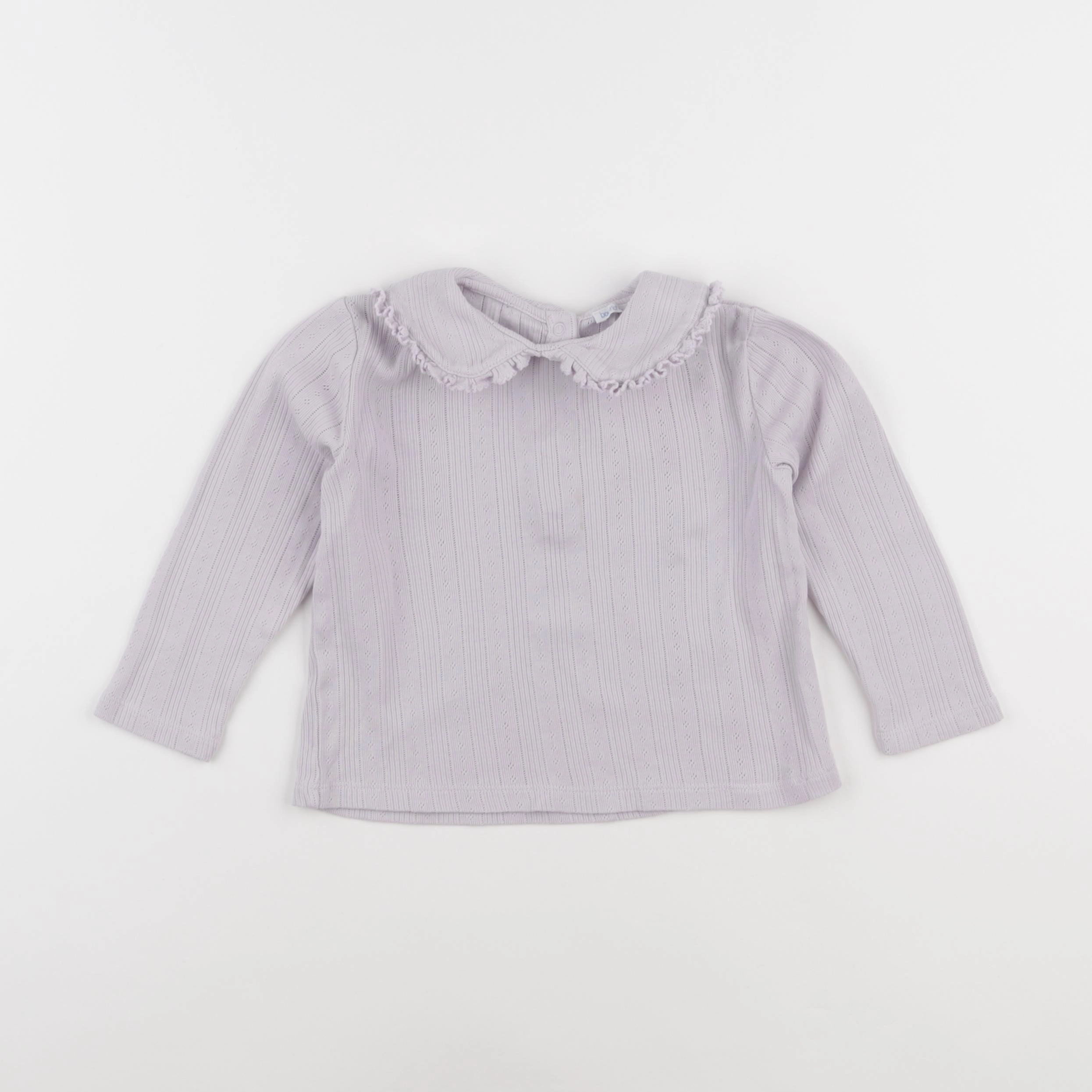 Boutchou - tee-shirt violet - 24 mois