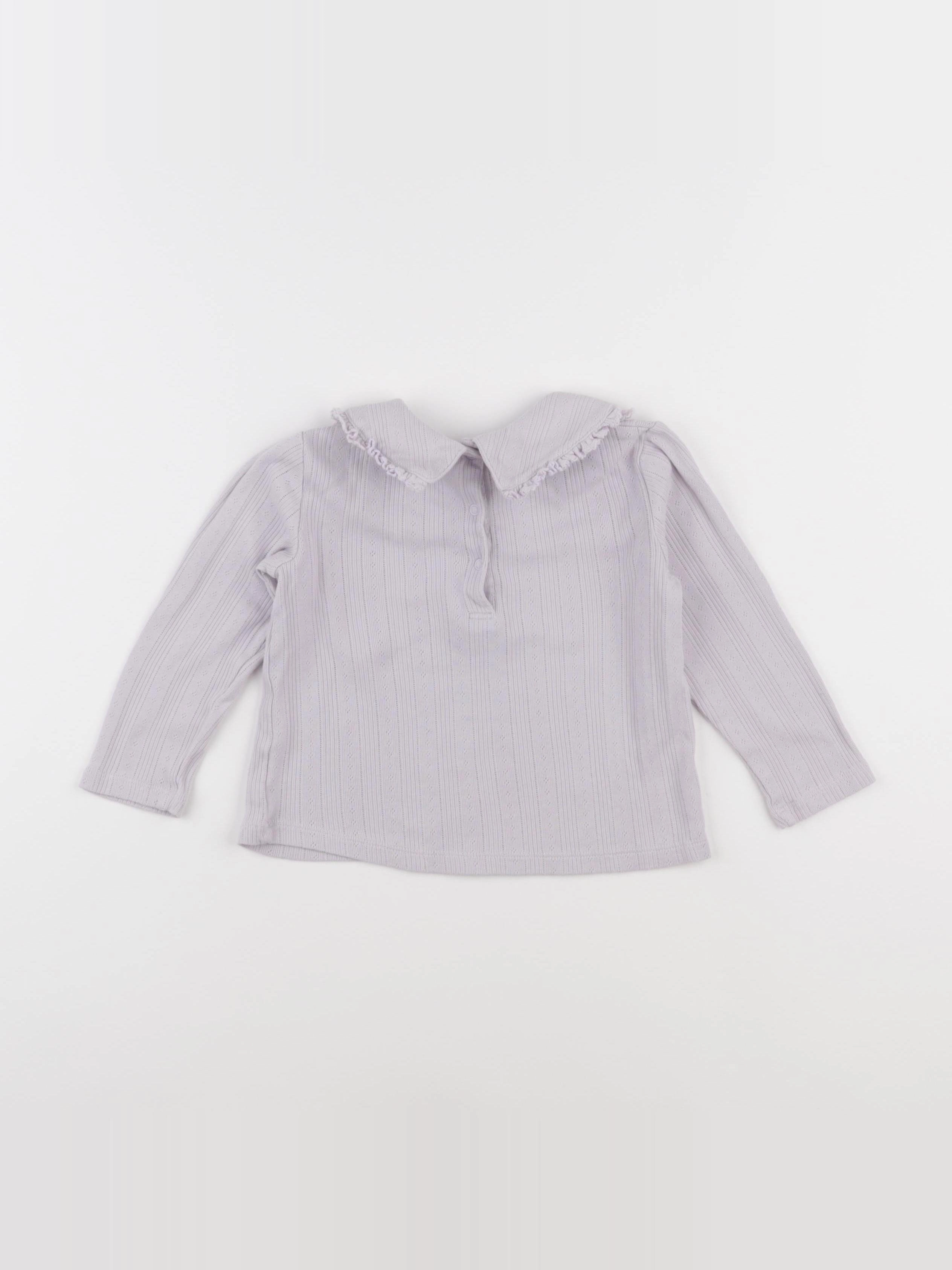 Boutchou - tee-shirt violet - 24 mois
