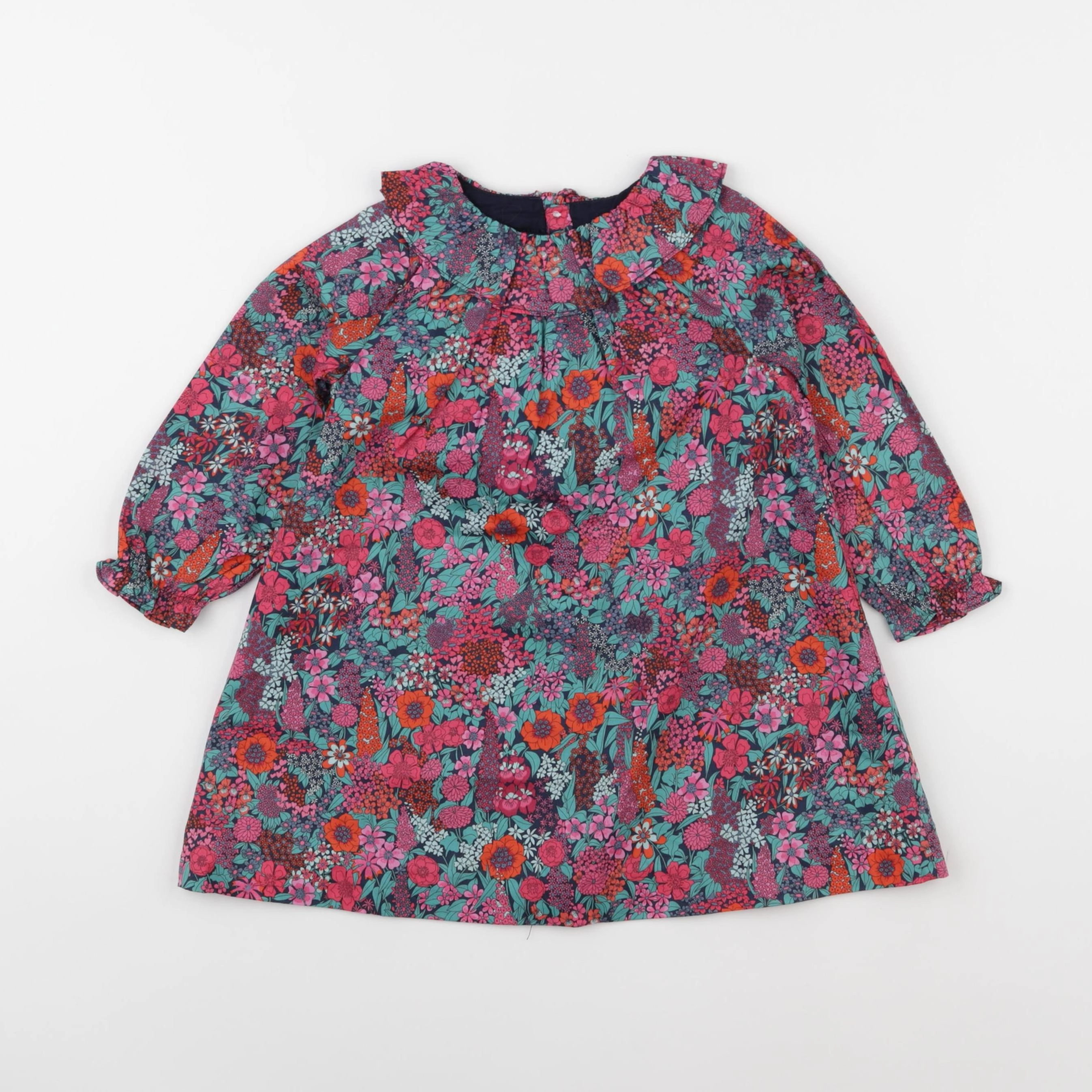 Jacadi - robe liberty multicolore - 24 mois