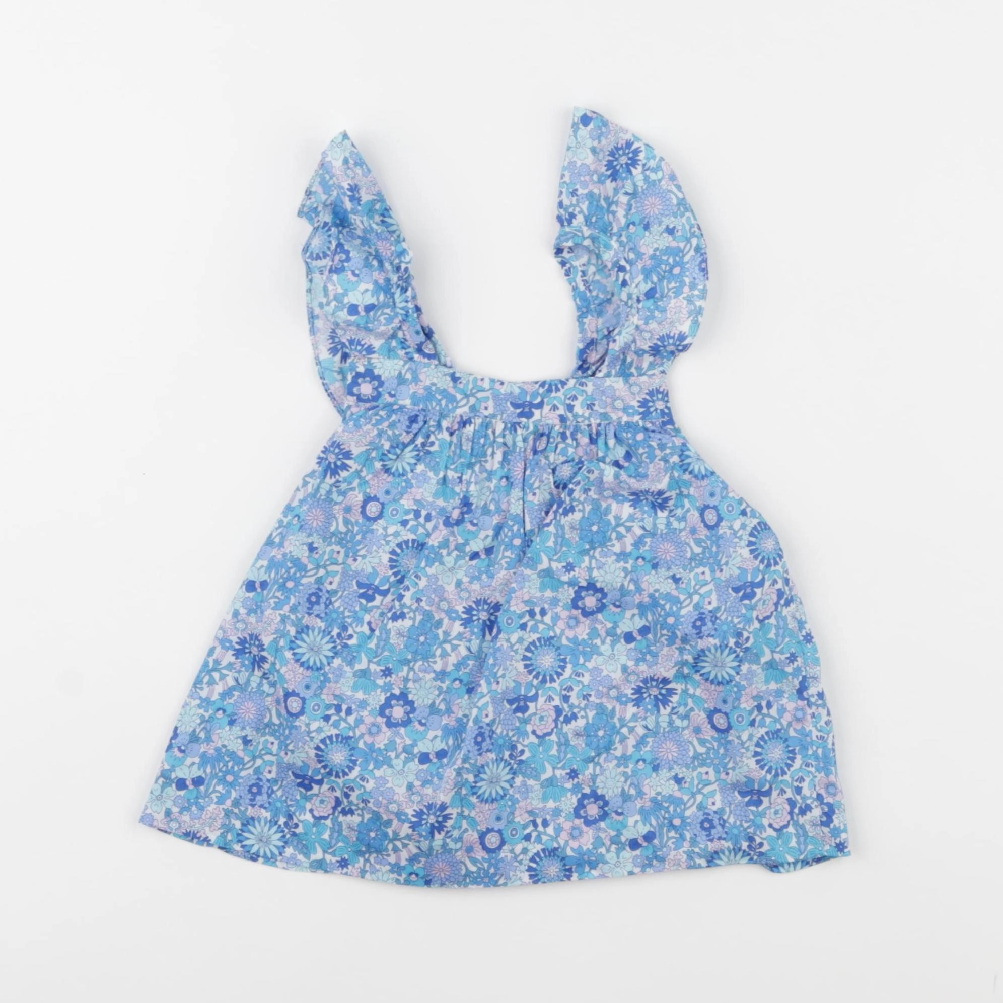 Jacadi - blouse liberty bleu - 18 mois