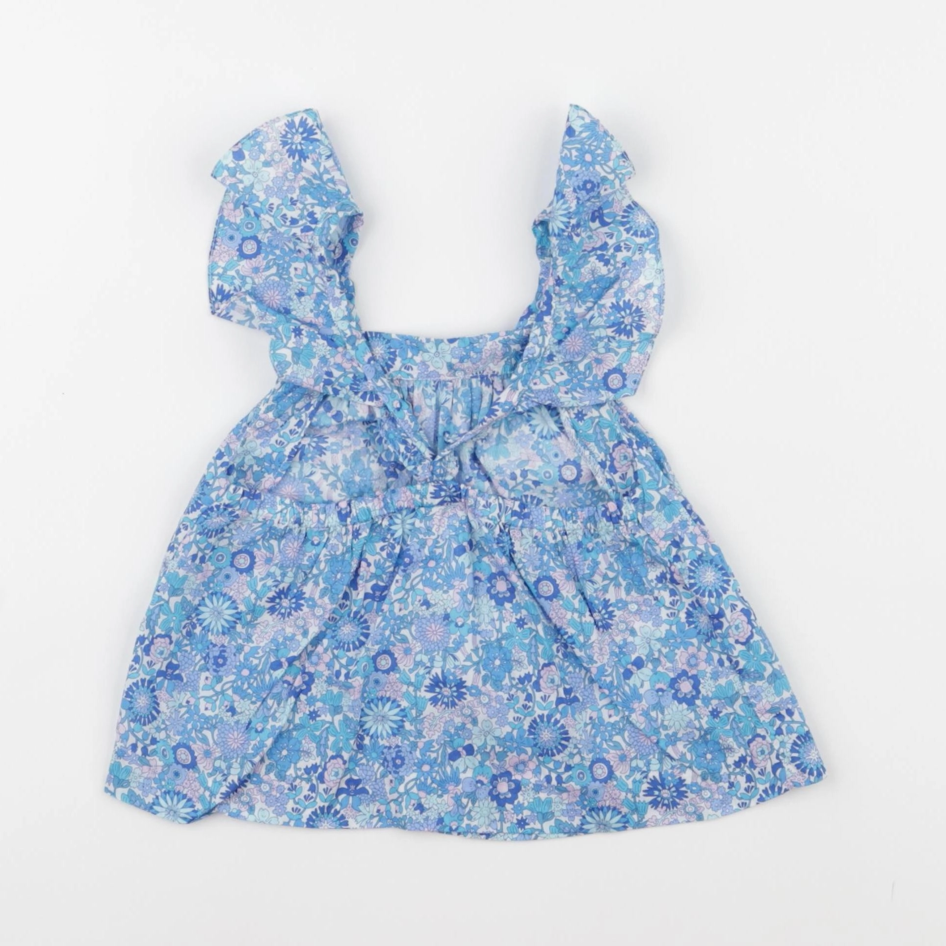 Jacadi - blouse liberty bleu - 18 mois